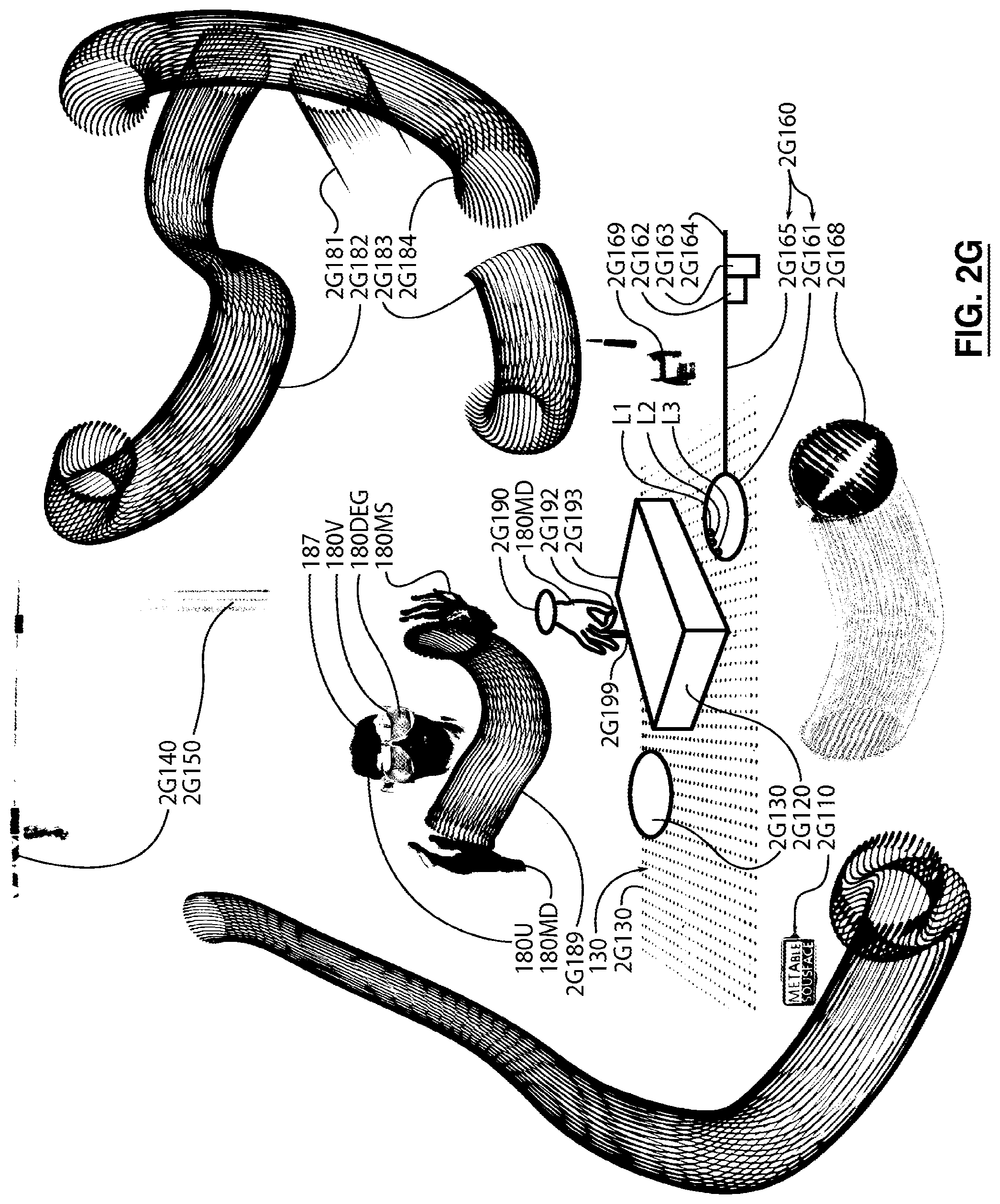 Patent US12105890 Figure 16 – Extramissive spatial imaging digital eye glass apparatuses, methods and systems for virtual or augmediated vision, manipulation, creation, or interaction with objects, materials, or other entities