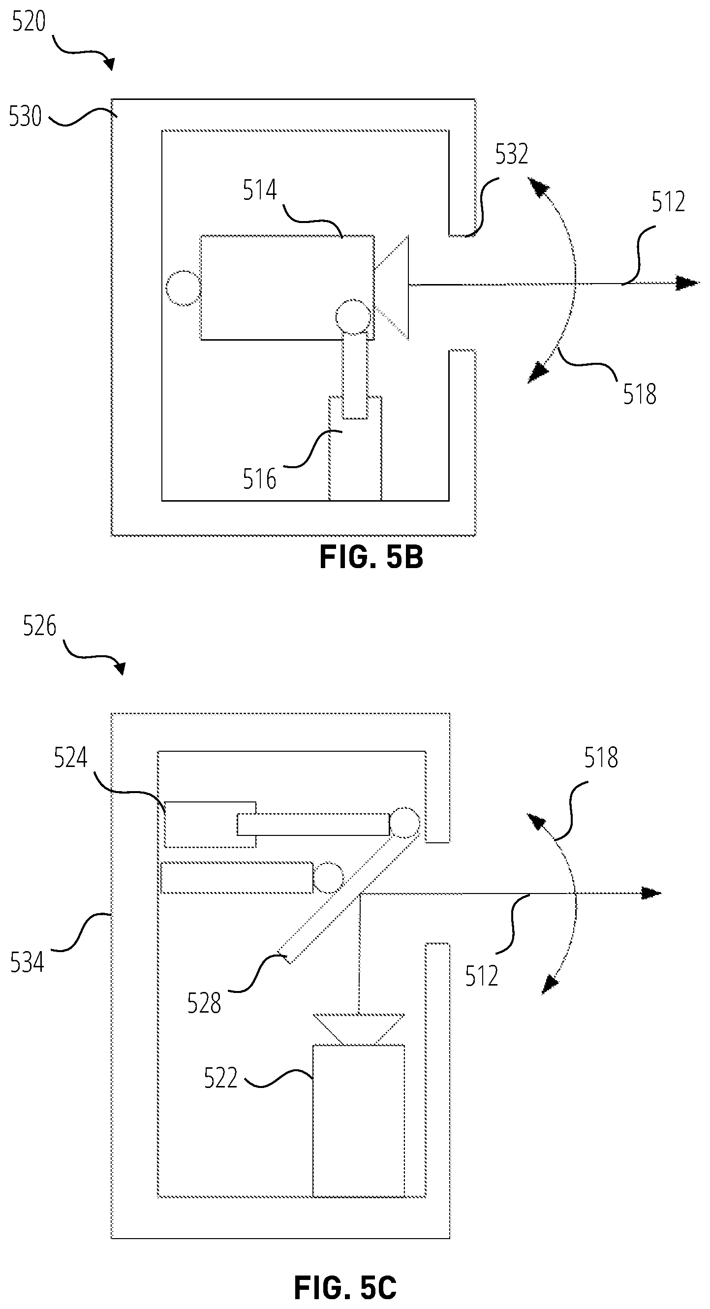 Patent US12105891 Figure 6 – Steerable camera for AR hand tracking