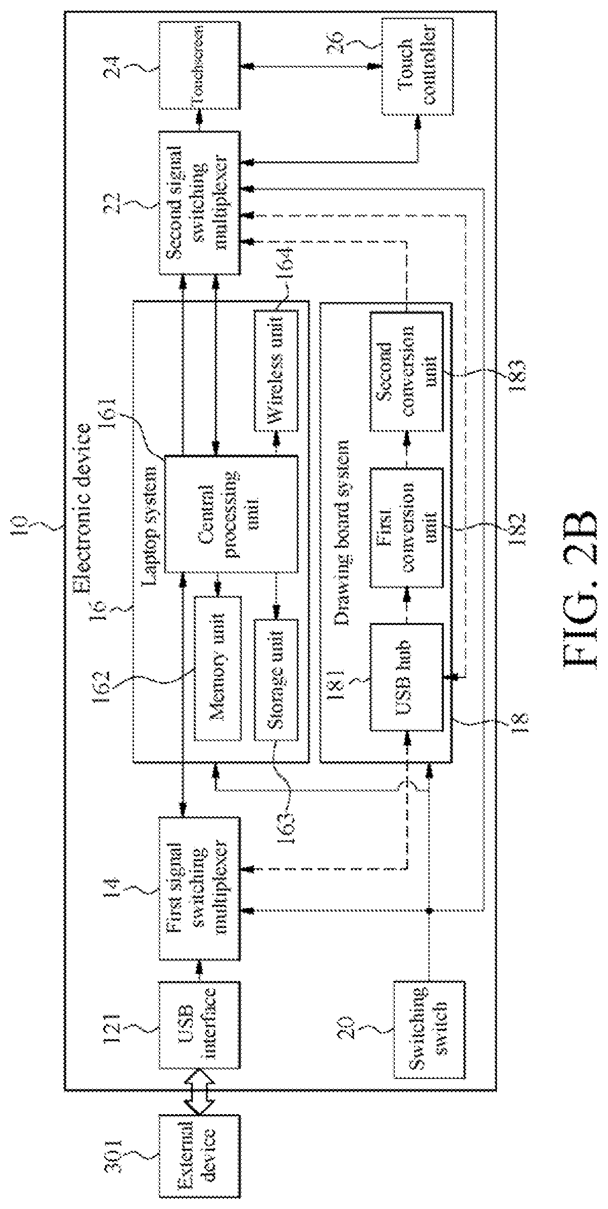 Patent US12105892 Figure 3 – Electronic device