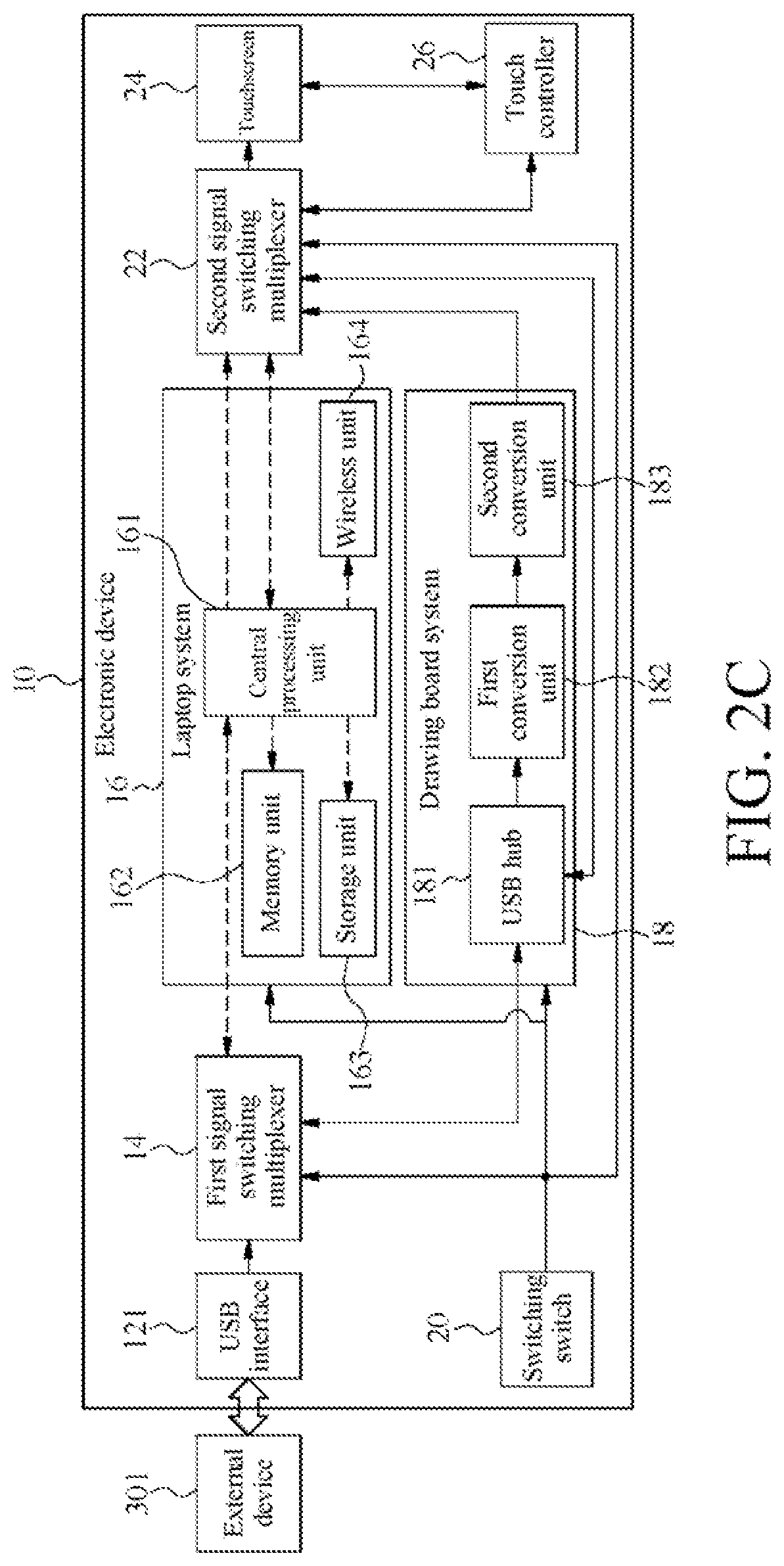 Patent US12105892 Figure 4 – Electronic device