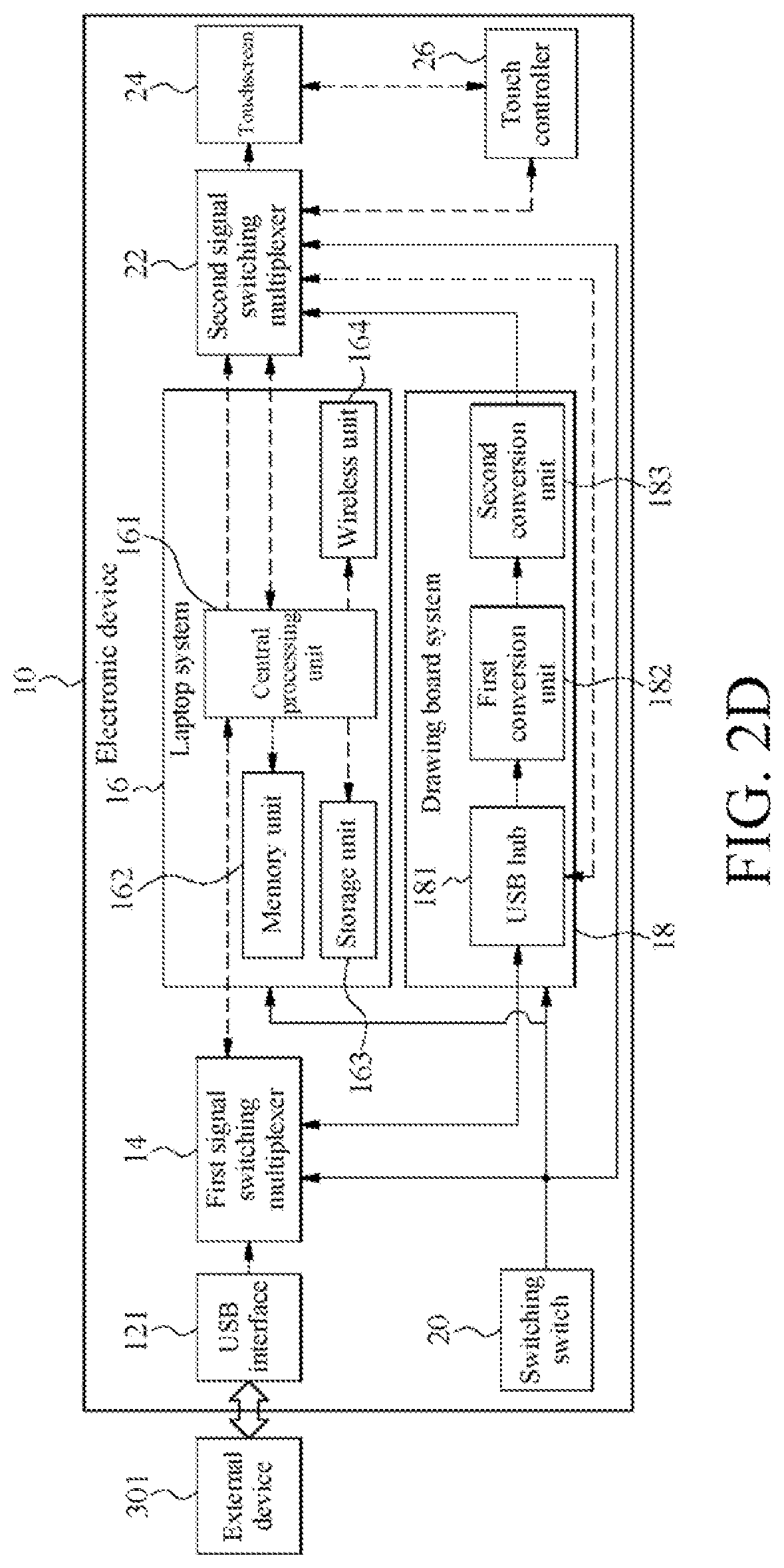 Patent US12105892 Figure 5 – Electronic device