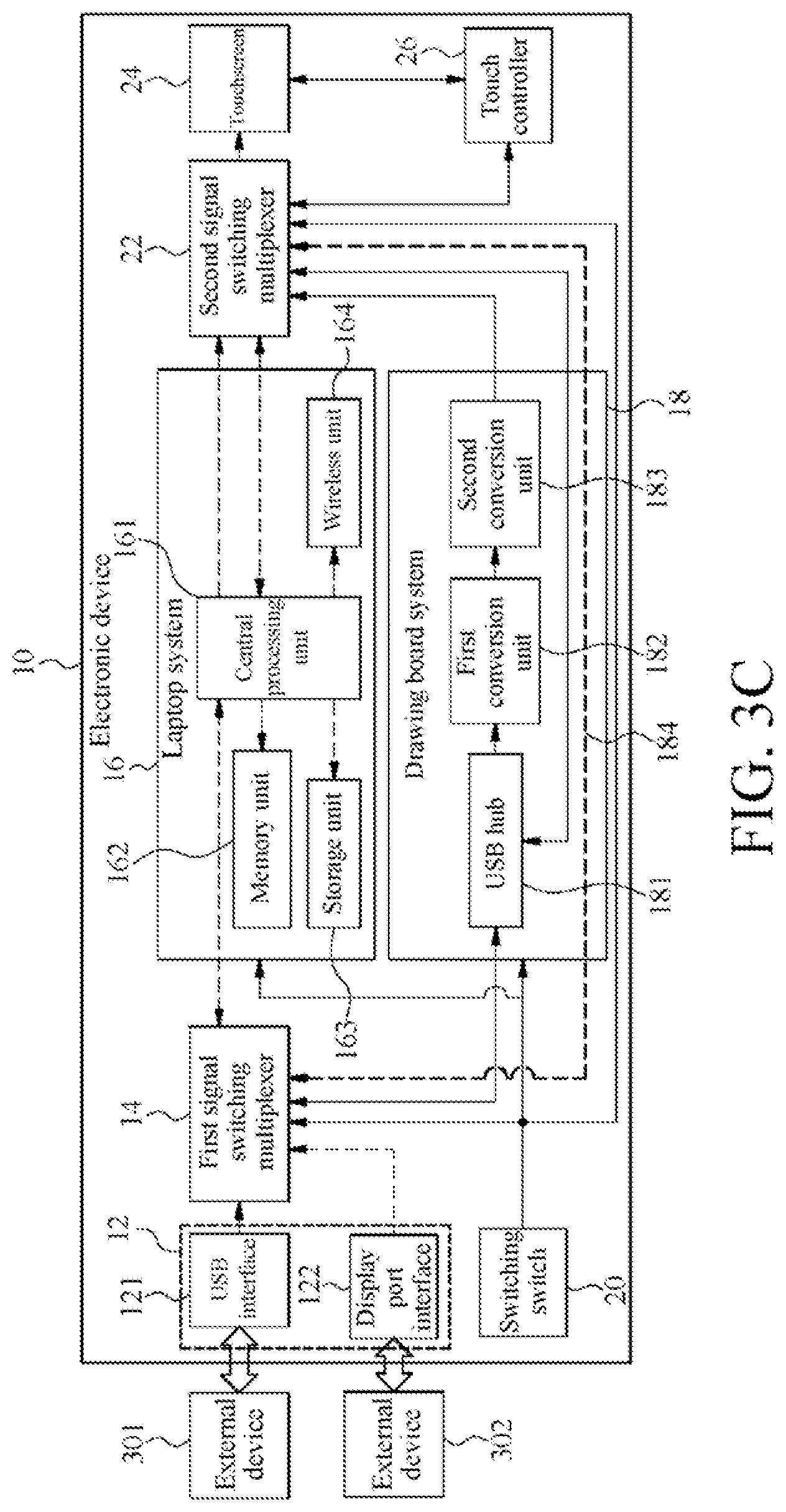 Patent US12105892 Figure 8 – Electronic device