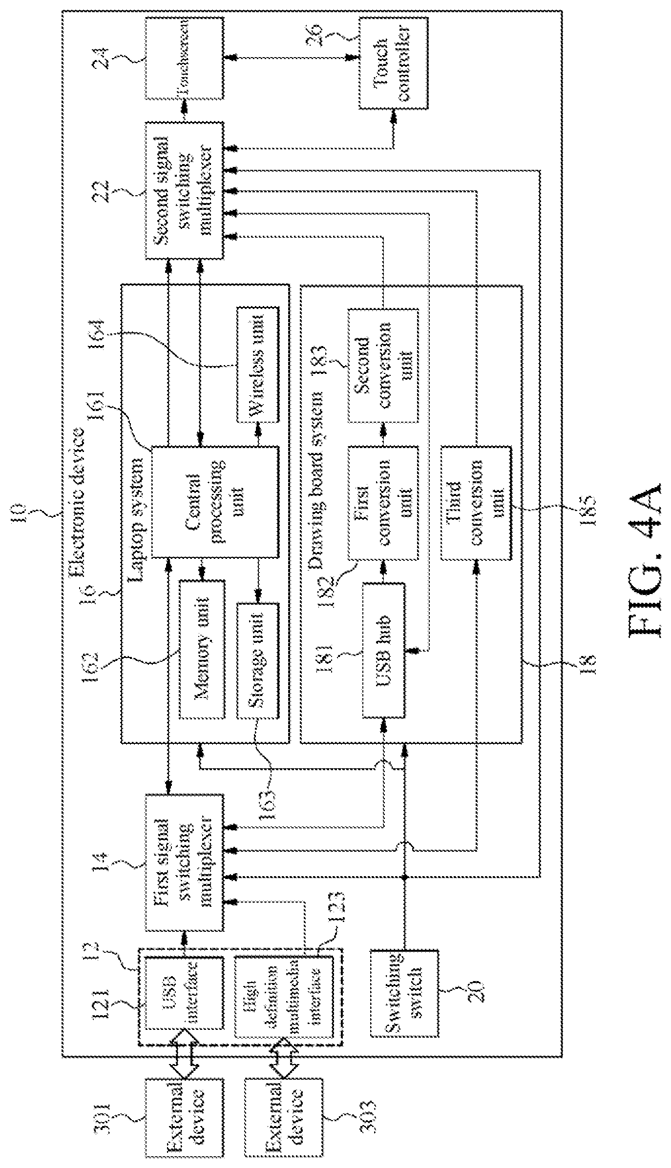 Patent US12105892 Figure 10 – Electronic device