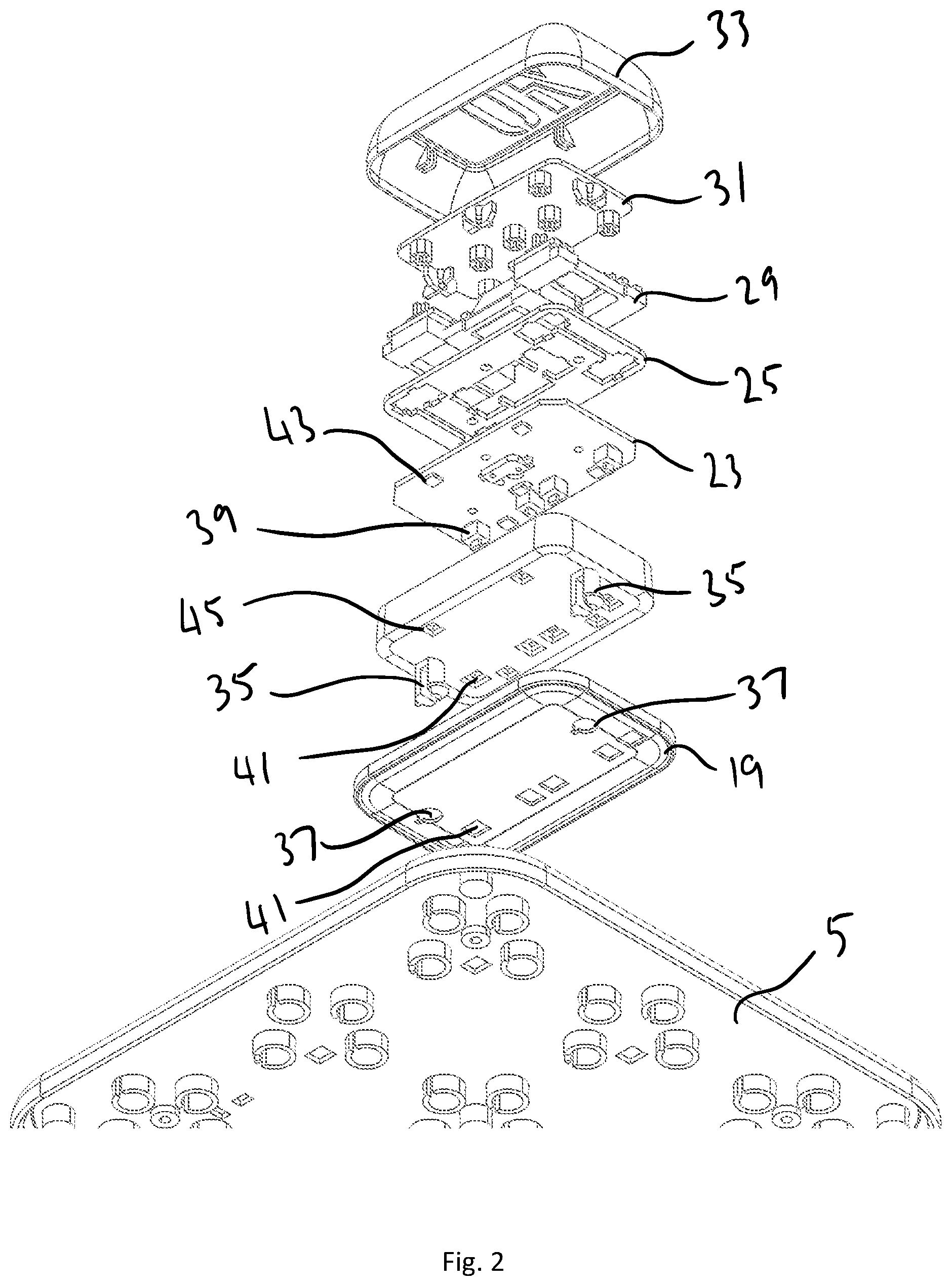 Patent US12105893 Figure 2 – Reconfigurable keyboard