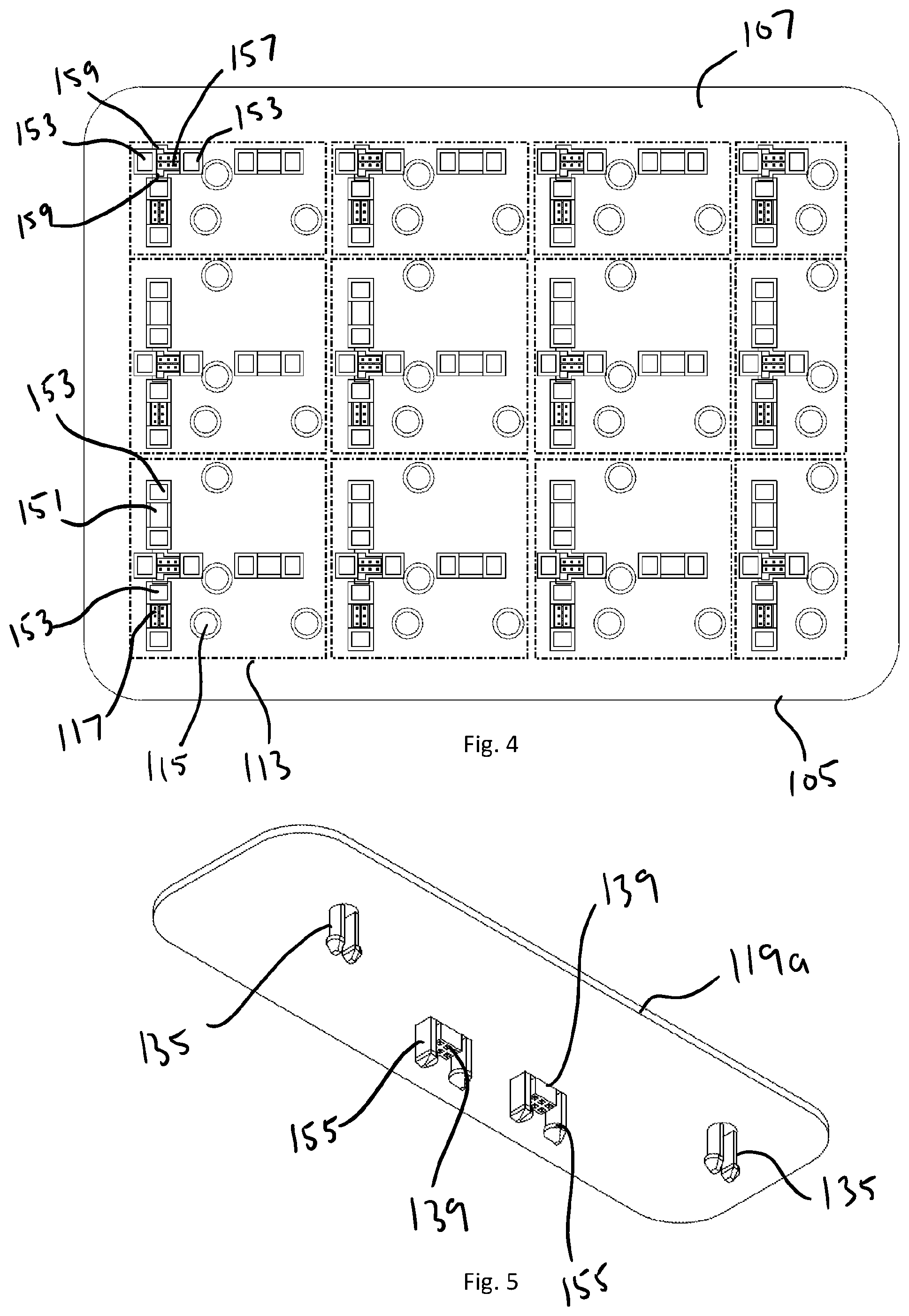 Patent US12105893 Figure 4 – Reconfigurable keyboard