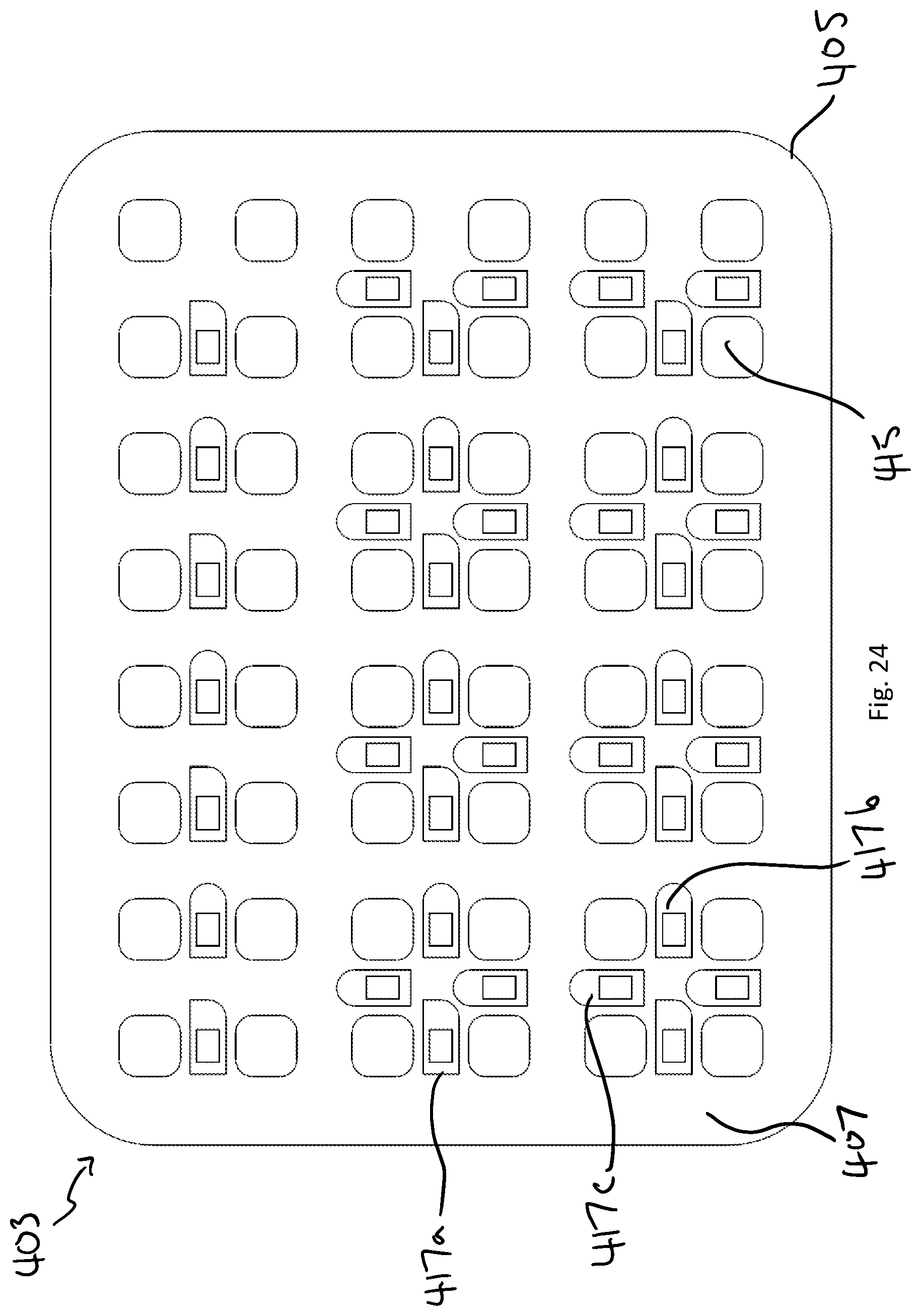 Patent US12105893 Figure 16 – Reconfigurable keyboard