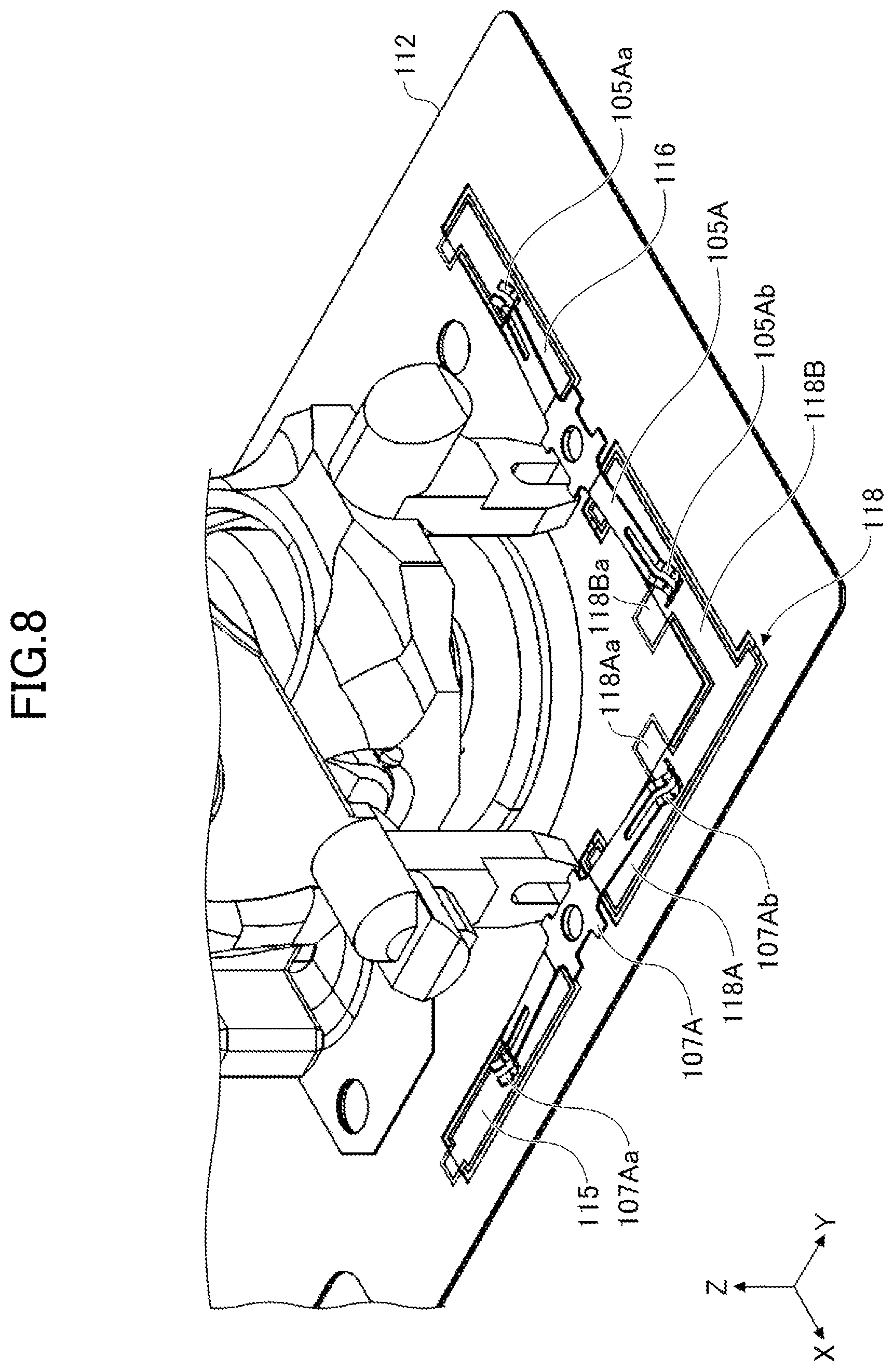 Patent US12105895 Figure 8 – Operating device using variable resistor