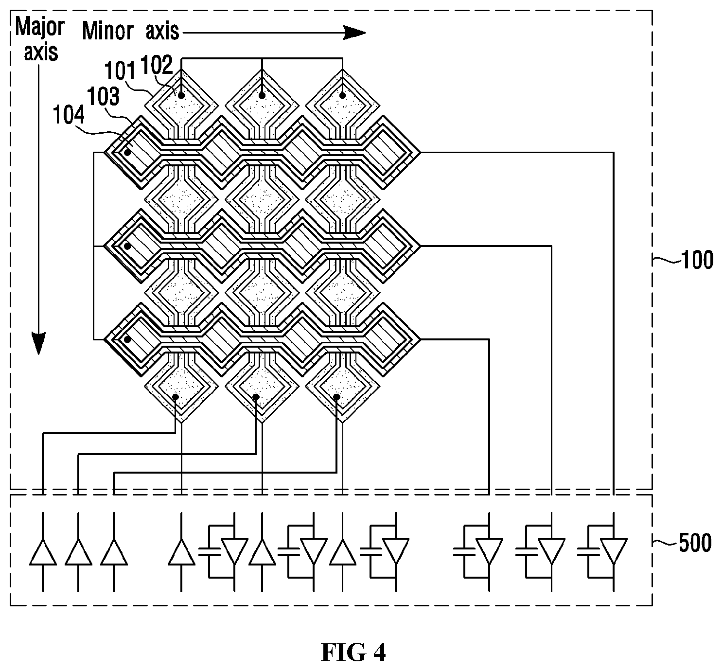 Patent US12105900 Figure 4 – Touch input device