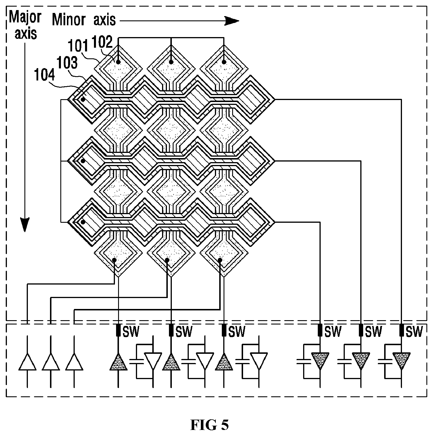 Patent US12105900 Figure 5 – Touch input device