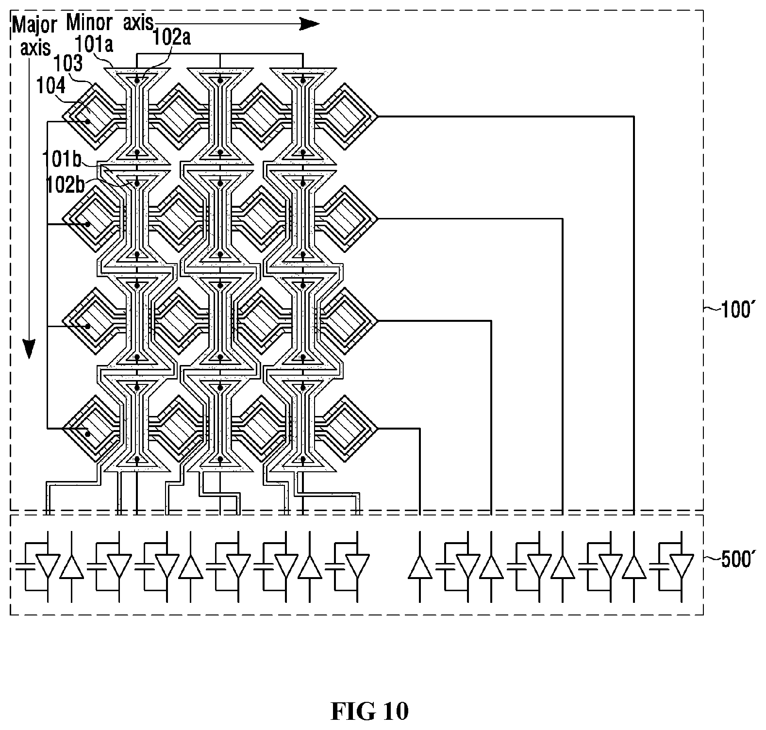 Patent US12105900 Figure 10 – Touch input device