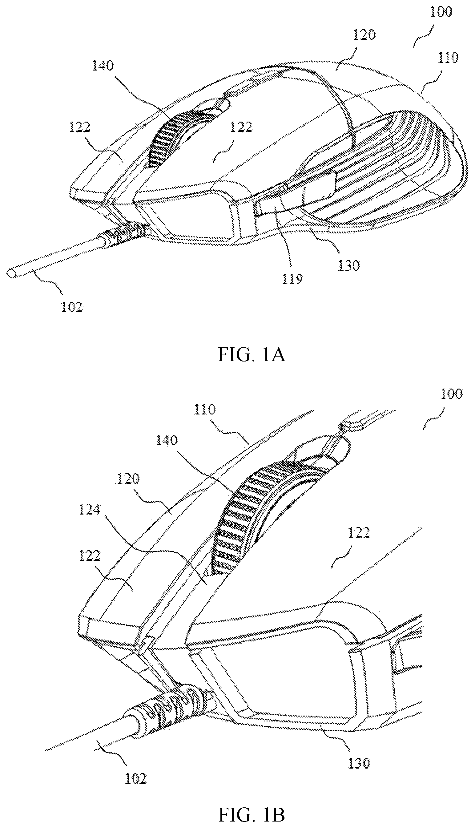 Patent US12105901 Figure 1 – Input device and a method for providing a scrolling input to a computing device