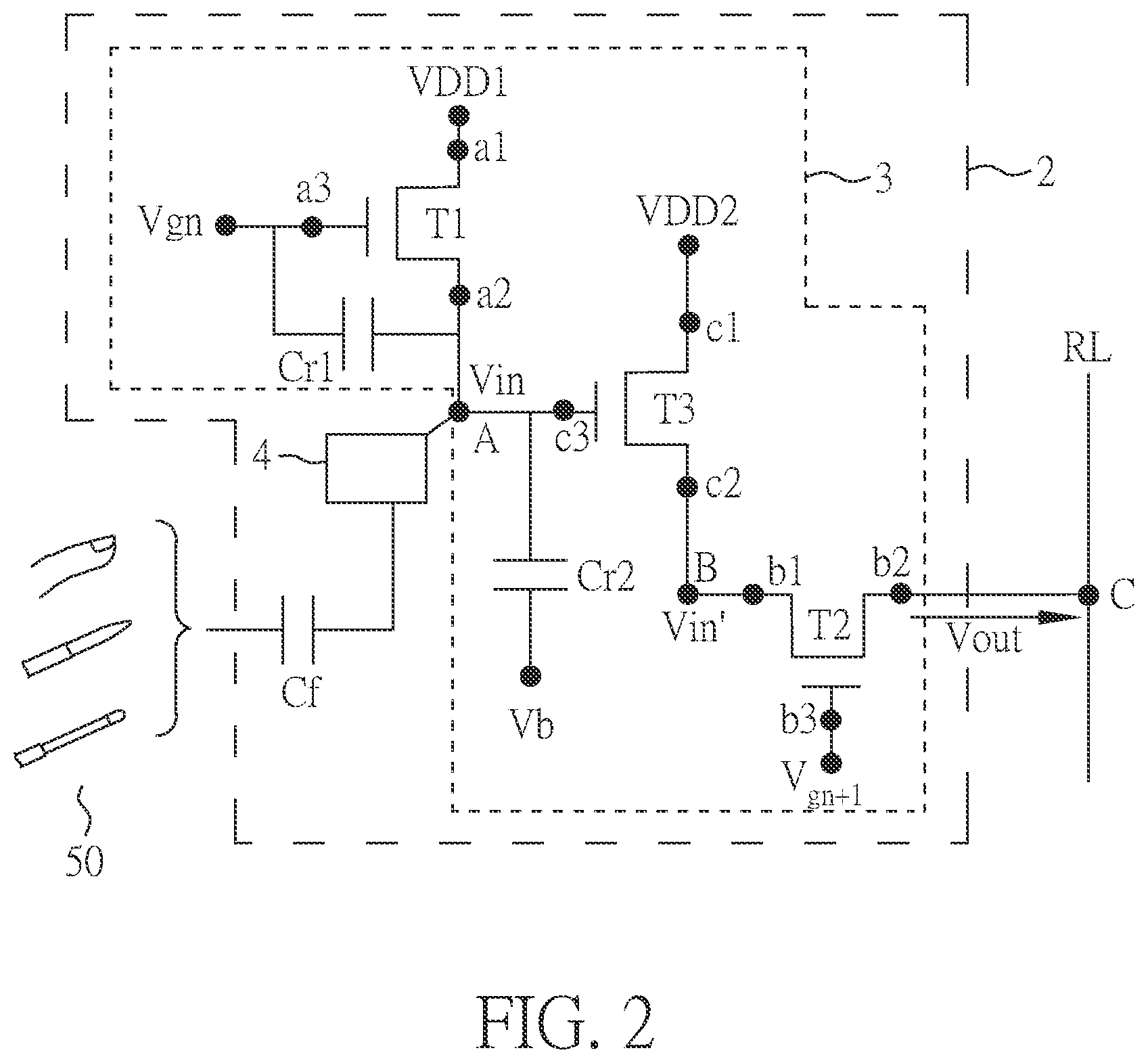 Patent US12105904 Figure 2 – Electronic device