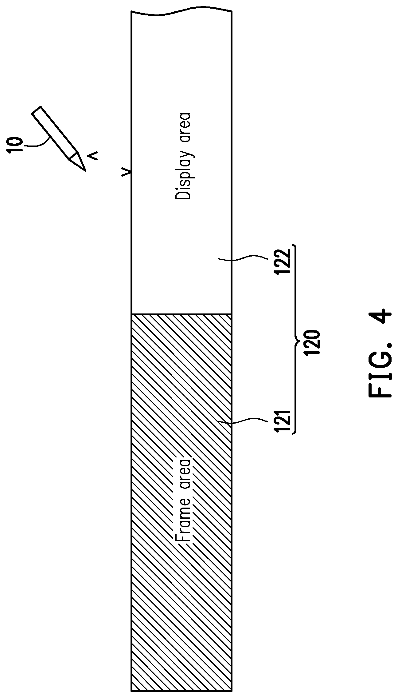 Patent US12105907 Figure 4 – Display panel and operation method thereof