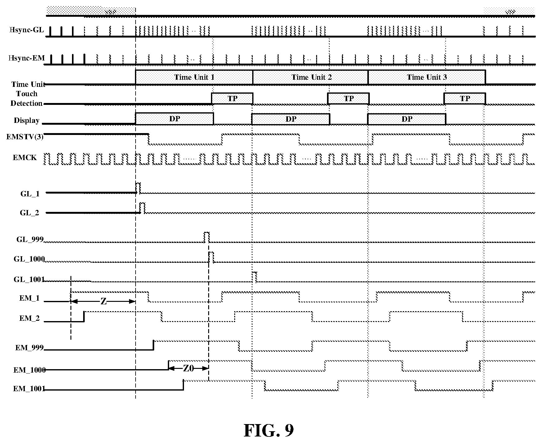 Patent US12105909 Figure 12 – Method for driving touch-and-display device, driving circuit, and touch-and-display device preliminary class