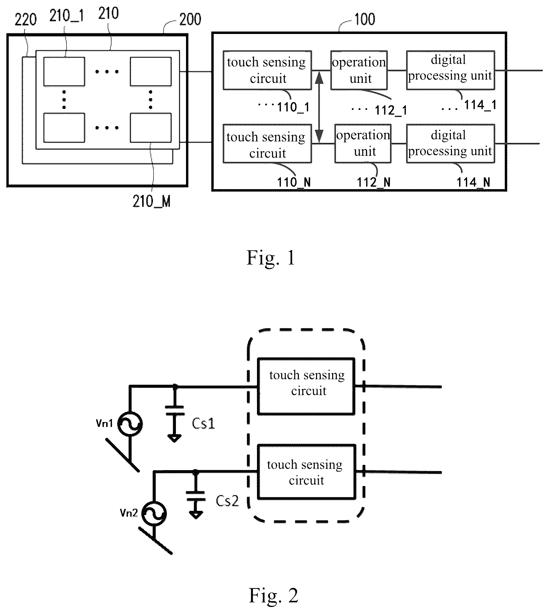 Patent US12105910 — Touch sensing method and electronic device — Figure 1