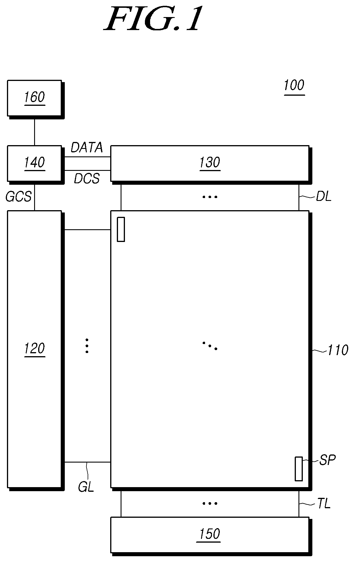 Patent US12105911 Figure 1 – Touch display device and touch driving method