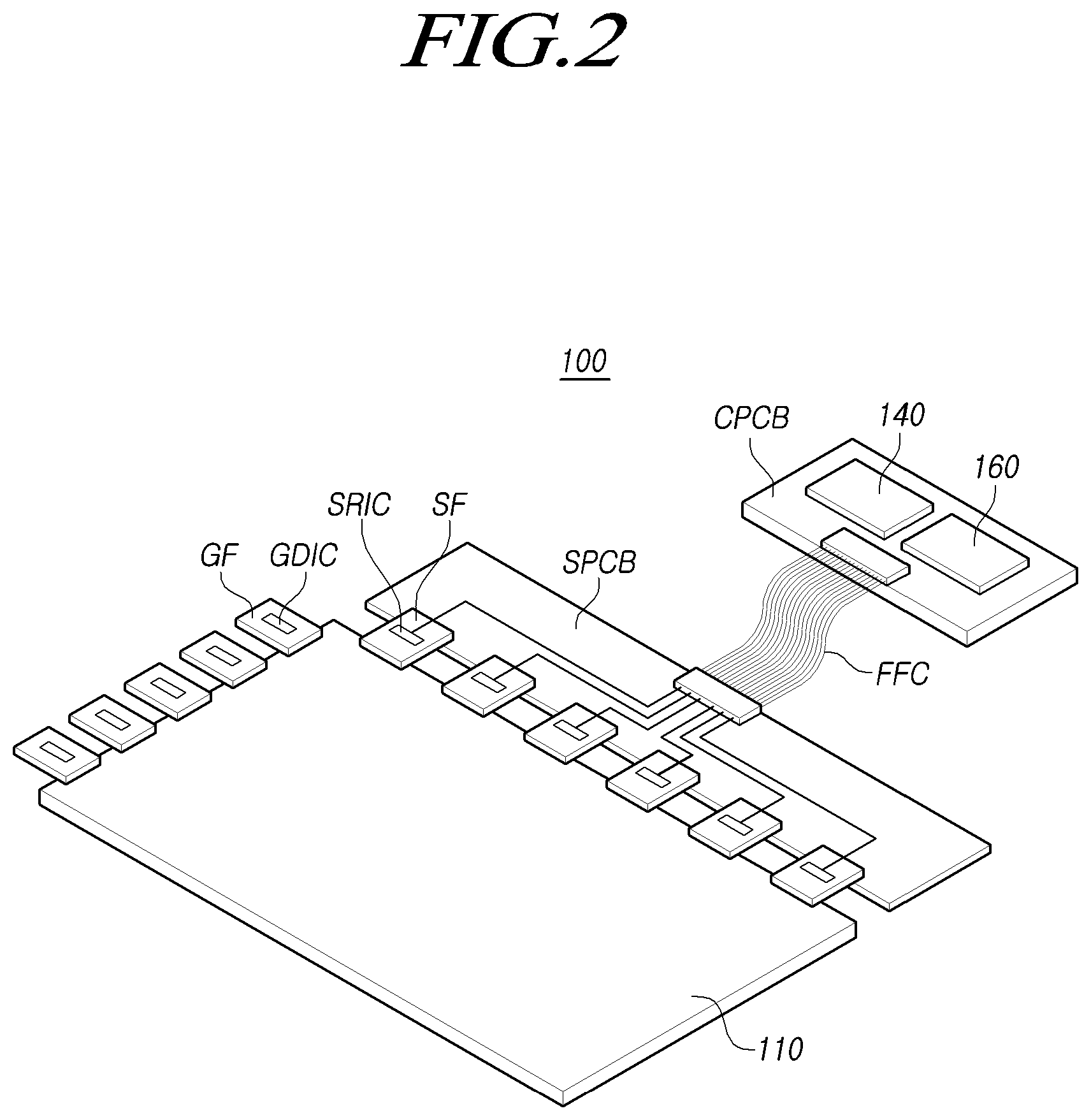 Patent US12105911 Figure 2 – Touch display device and touch driving method
