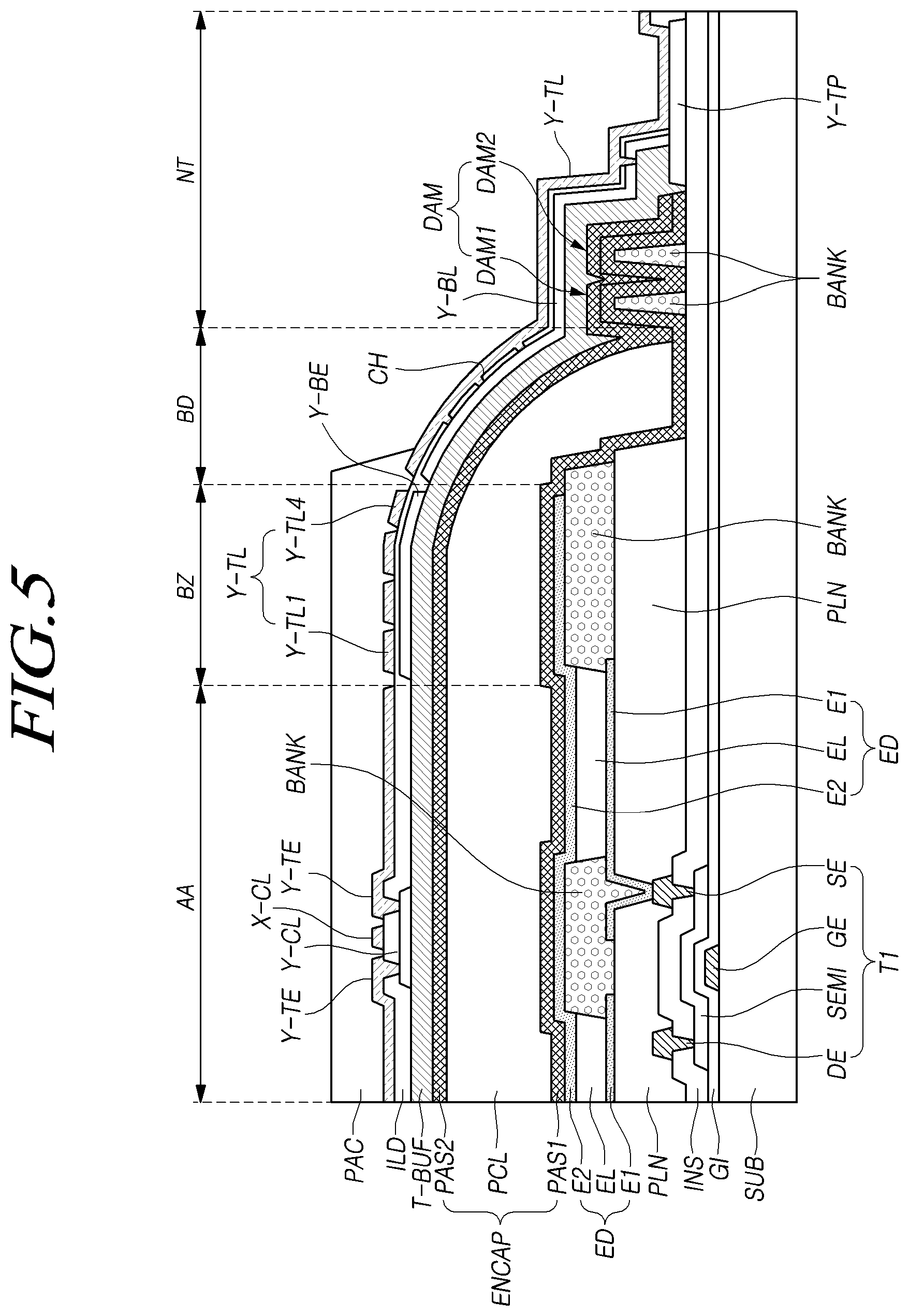 Patent US12105911 Figure 5 – Touch display device and touch driving method