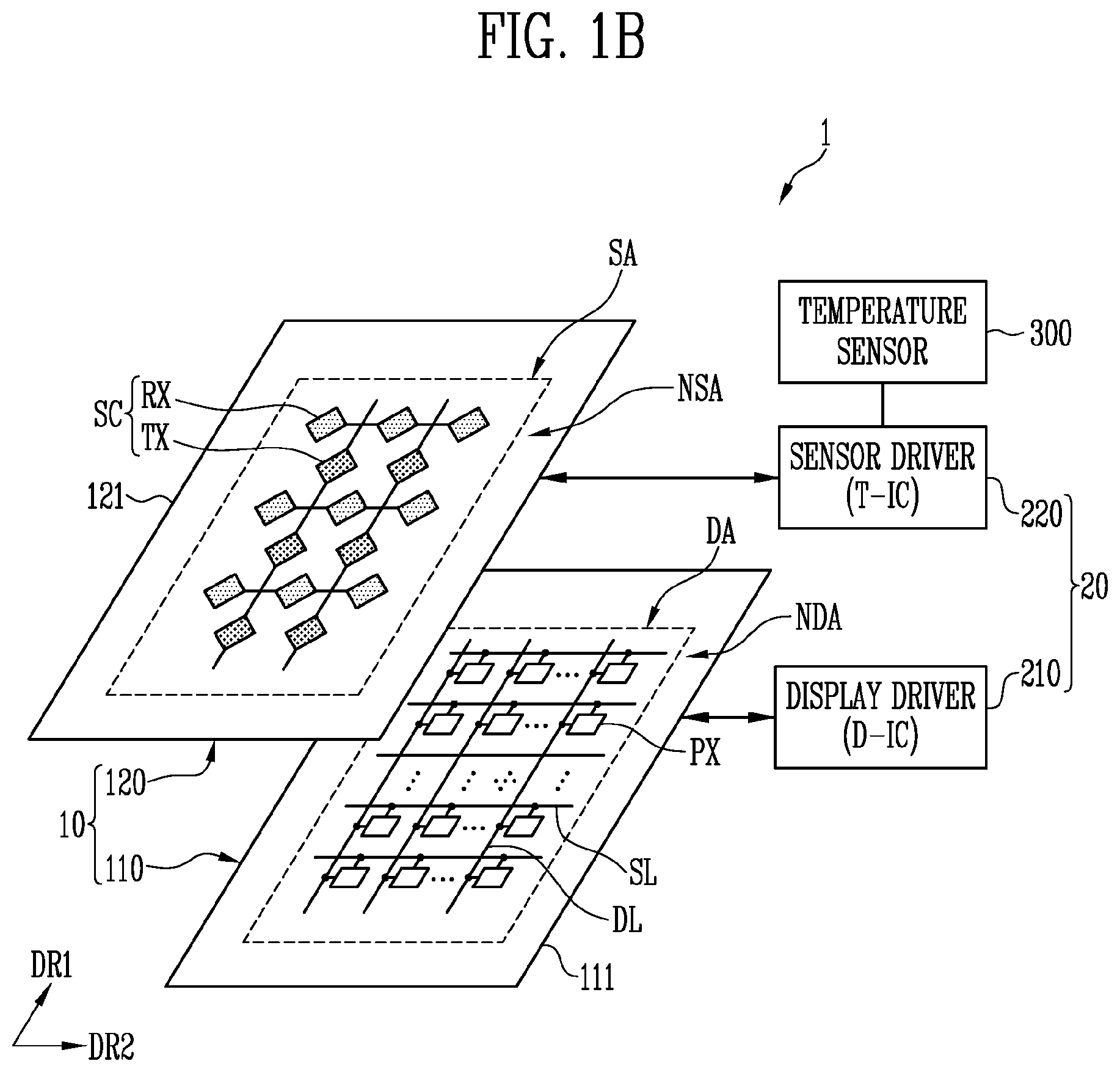 Patent US12105915 Figure 2 – Input sensing device and display device including the same