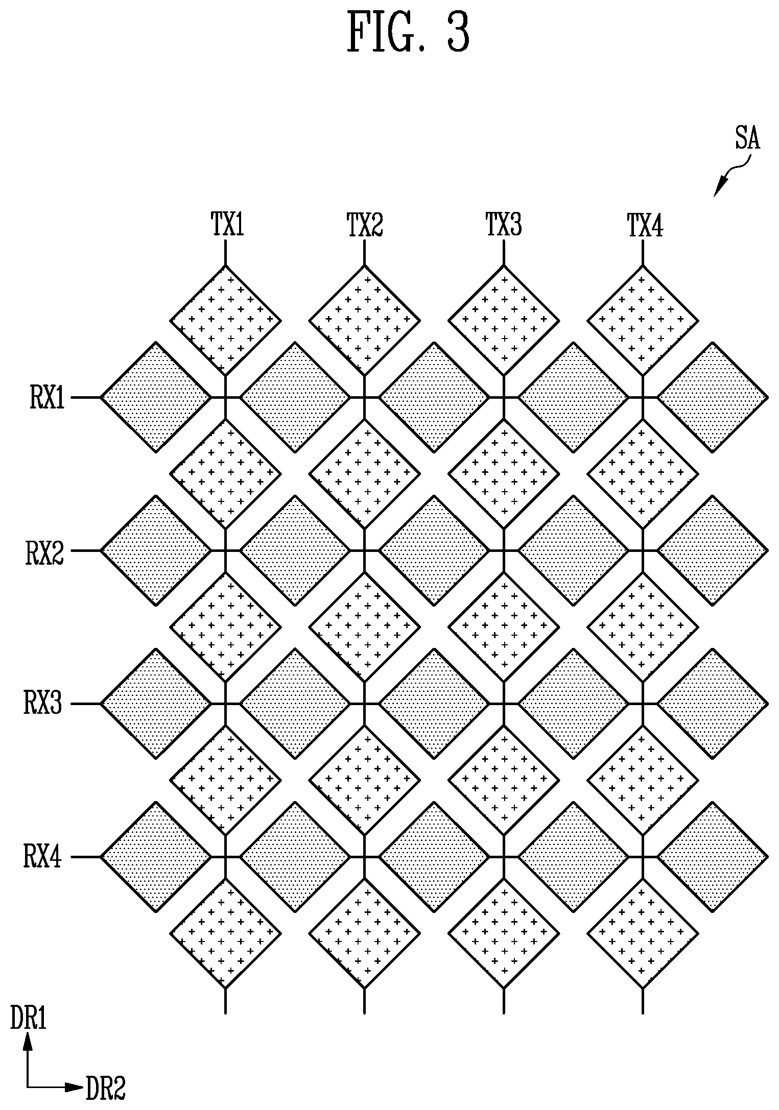 Patent US12105915 Figure 4 – Input sensing device and display device including the same