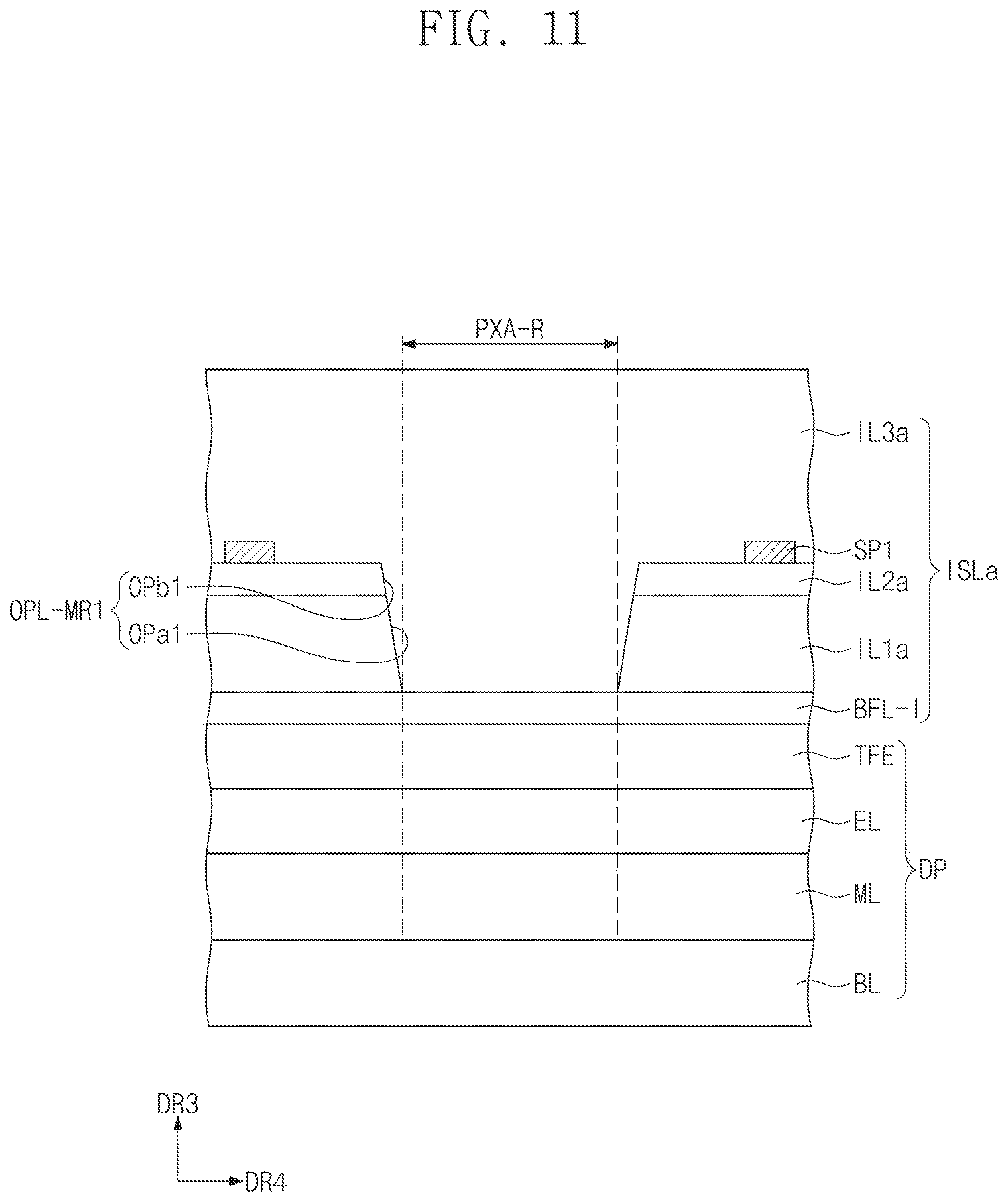 Patent US12105918 Figure 11 – Display device and method of manufacturing display device
