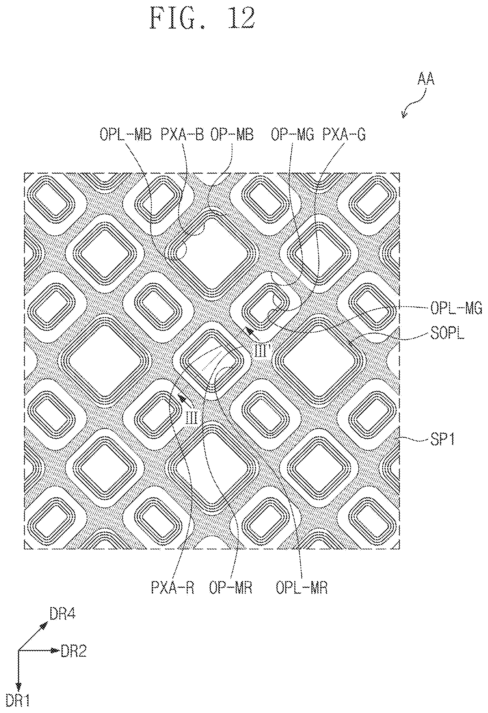 Patent US12105918 Figure 12 – Display device and method of manufacturing display device