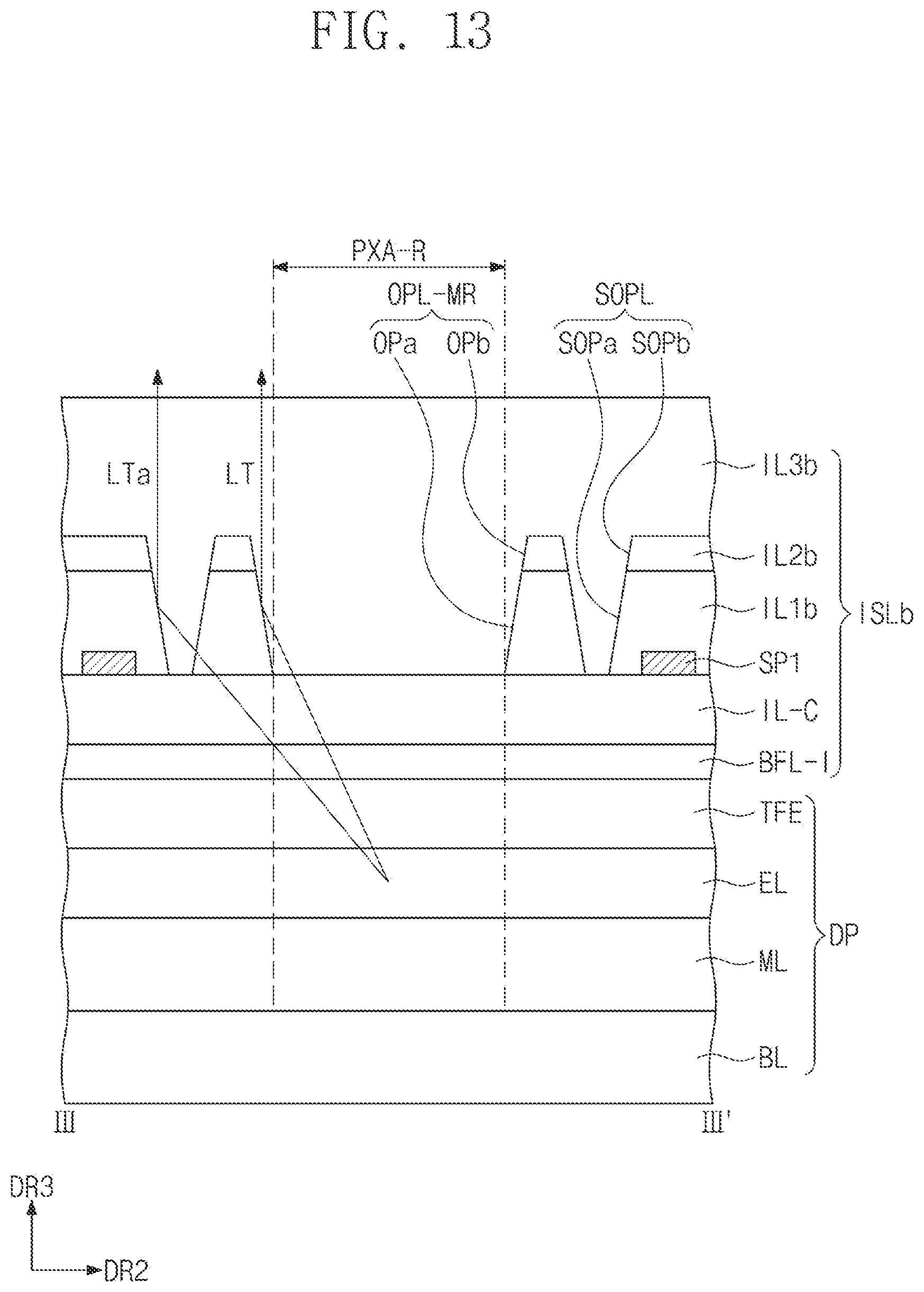 Patent US12105918 Figure 13 – Display device and method of manufacturing display device