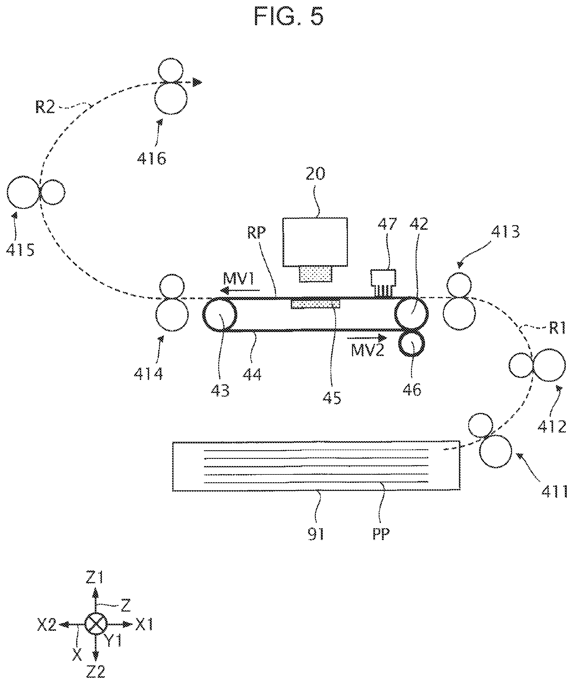 Patent US12105921 Figure 5 – Image forming apparatus, jig used for operating image forming apparatus, and electronic device