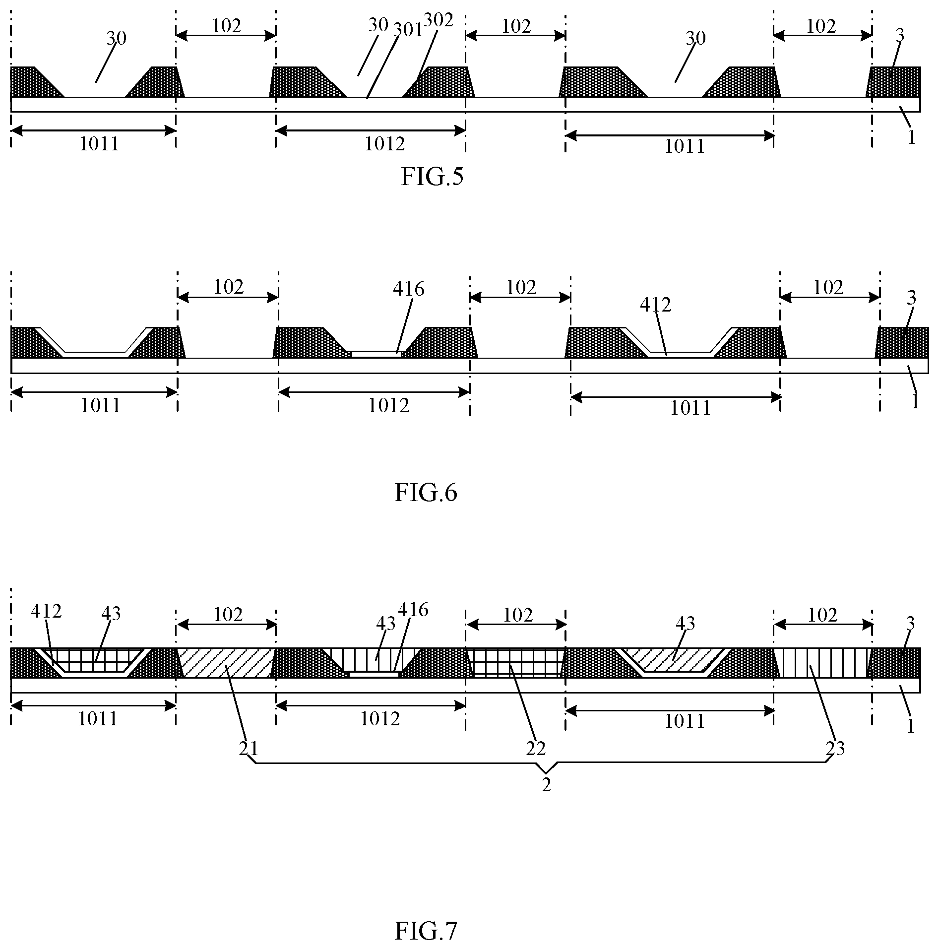 Patent US12105922 Figure 4 – Touch panel, manufacturing method thereof and display panel