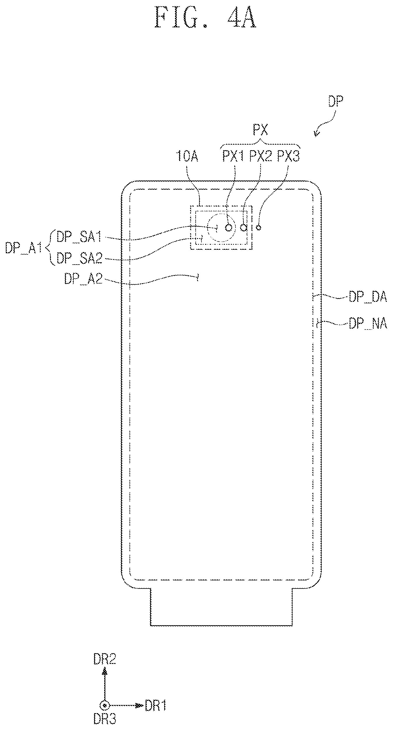 Patent US12105924 Figure 4 – Display device and electronic device including the same