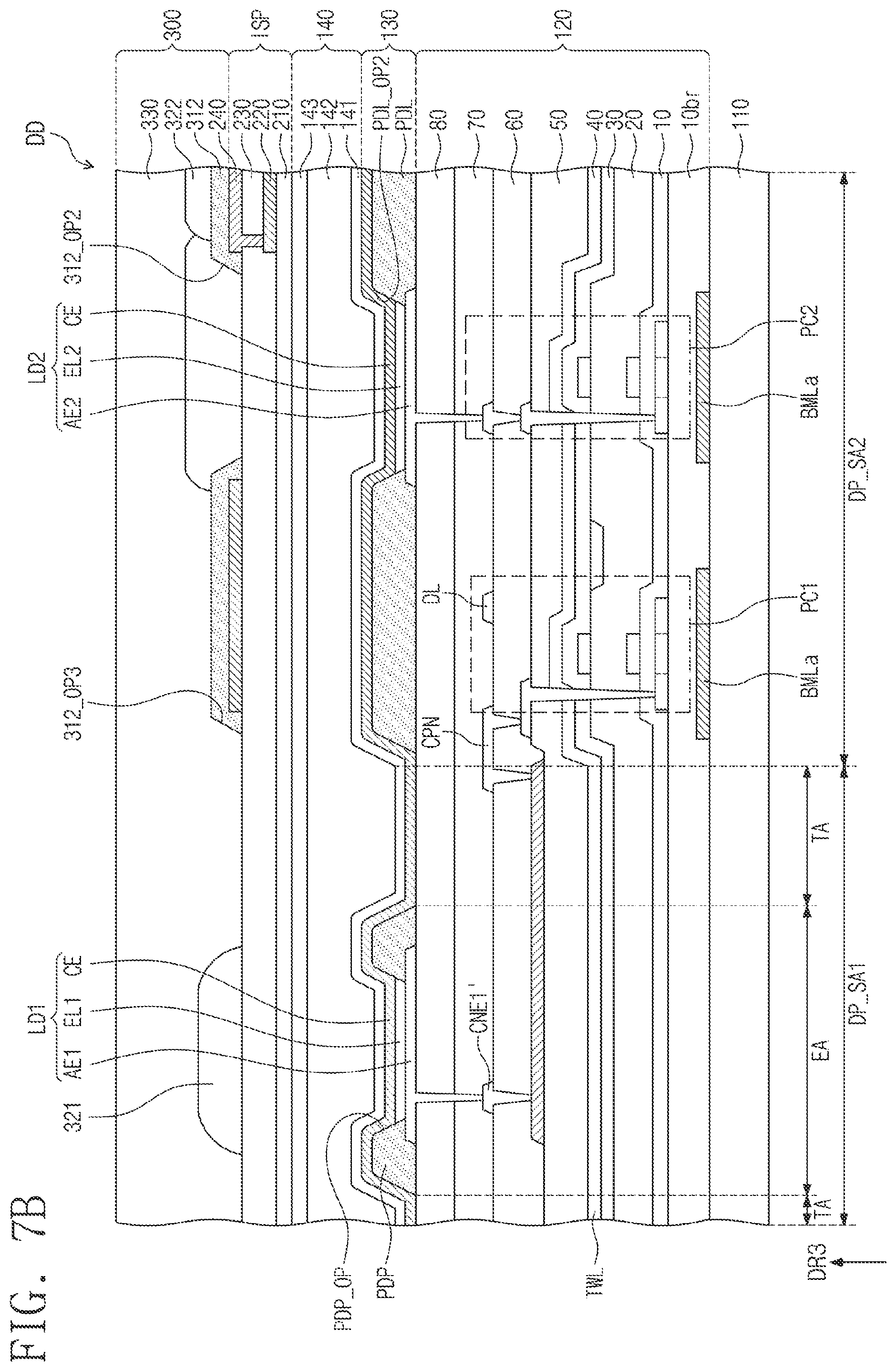 Patent US12105924 Figure 12 – Display device and electronic device including the same