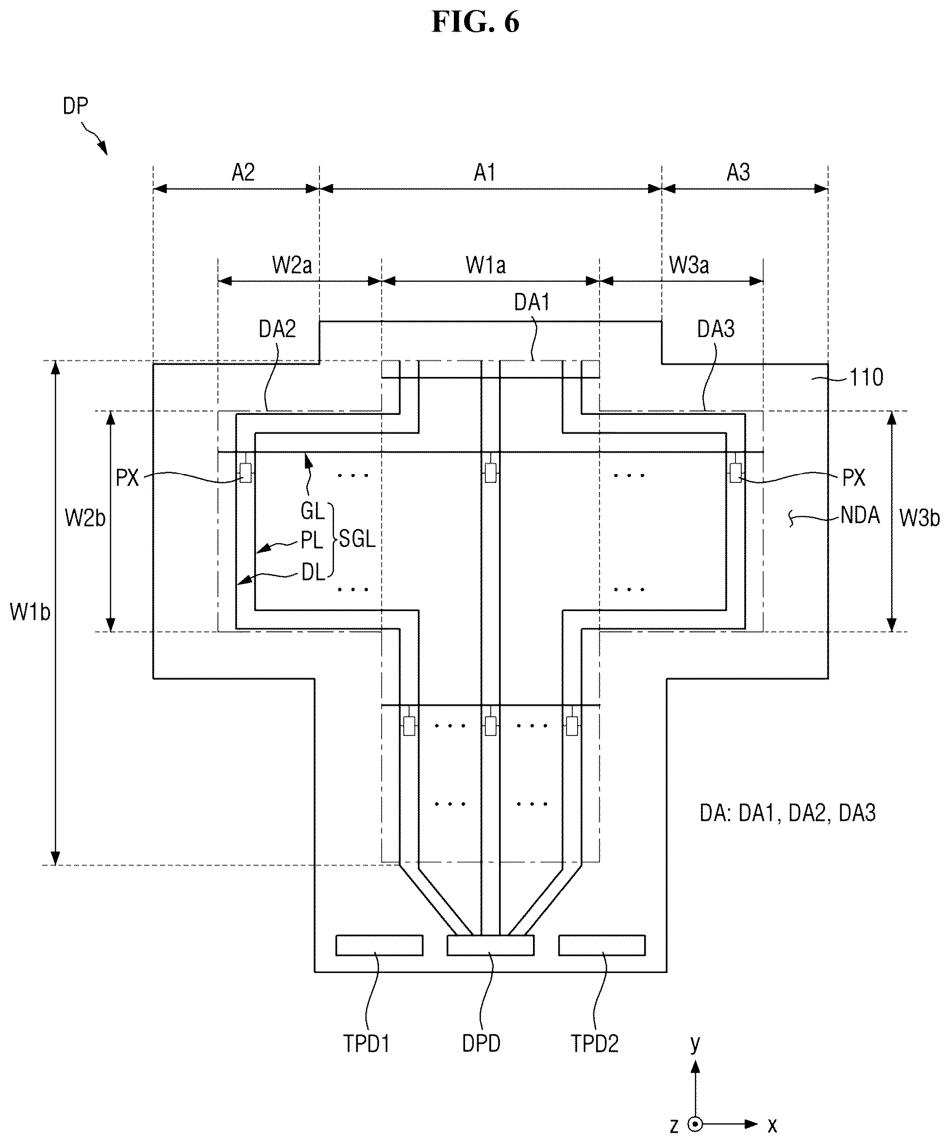 Patent US12105925 Figure 5 – Touch sensor and display device