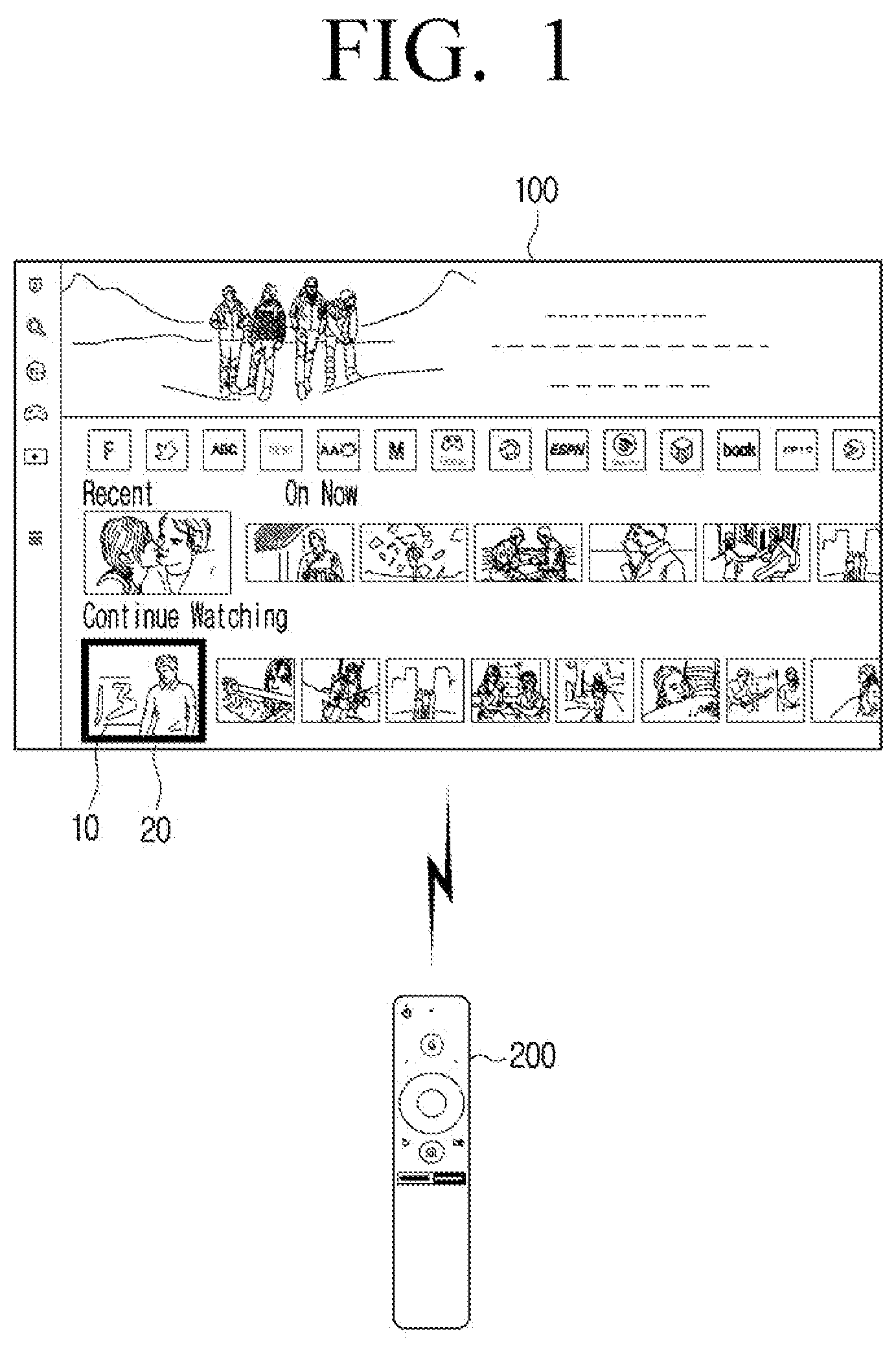 Patent US12105934 Figure 1 – Electronic apparatus and UI providing method thereof