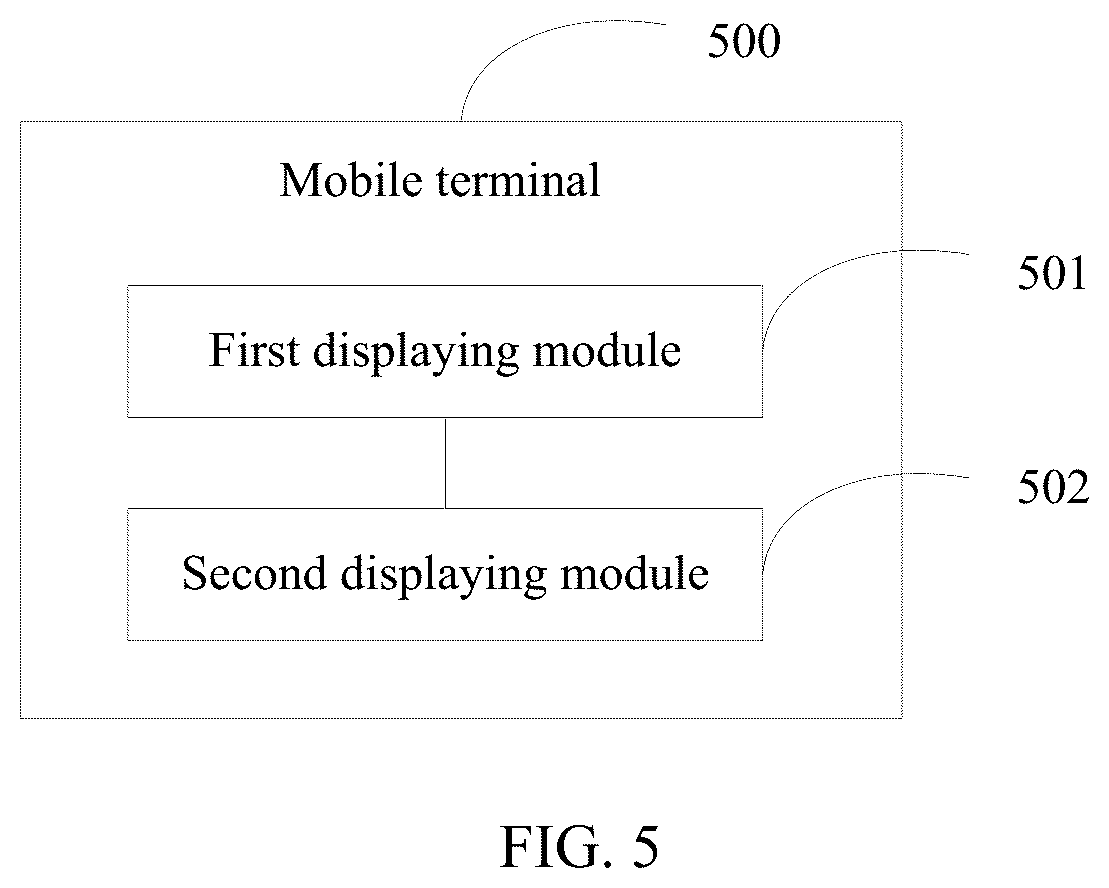 Patent US12105935 Figure 5 – Method for displaying background application and mobile terminal