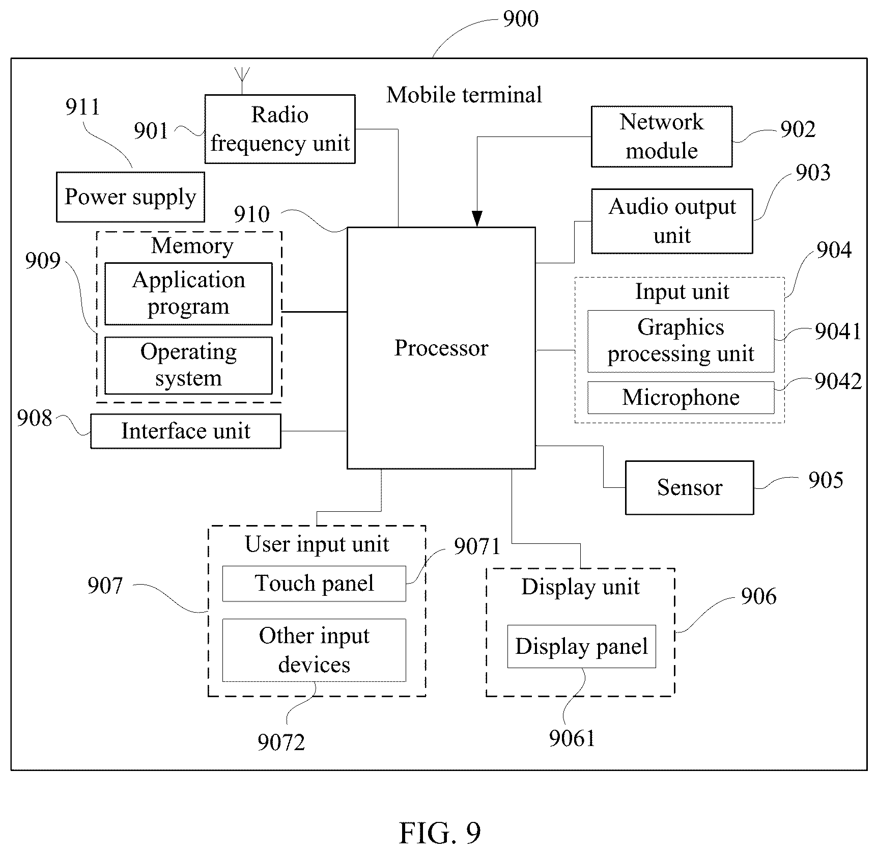 Patent US12105935 Figure 8 – Method for displaying background application and mobile terminal