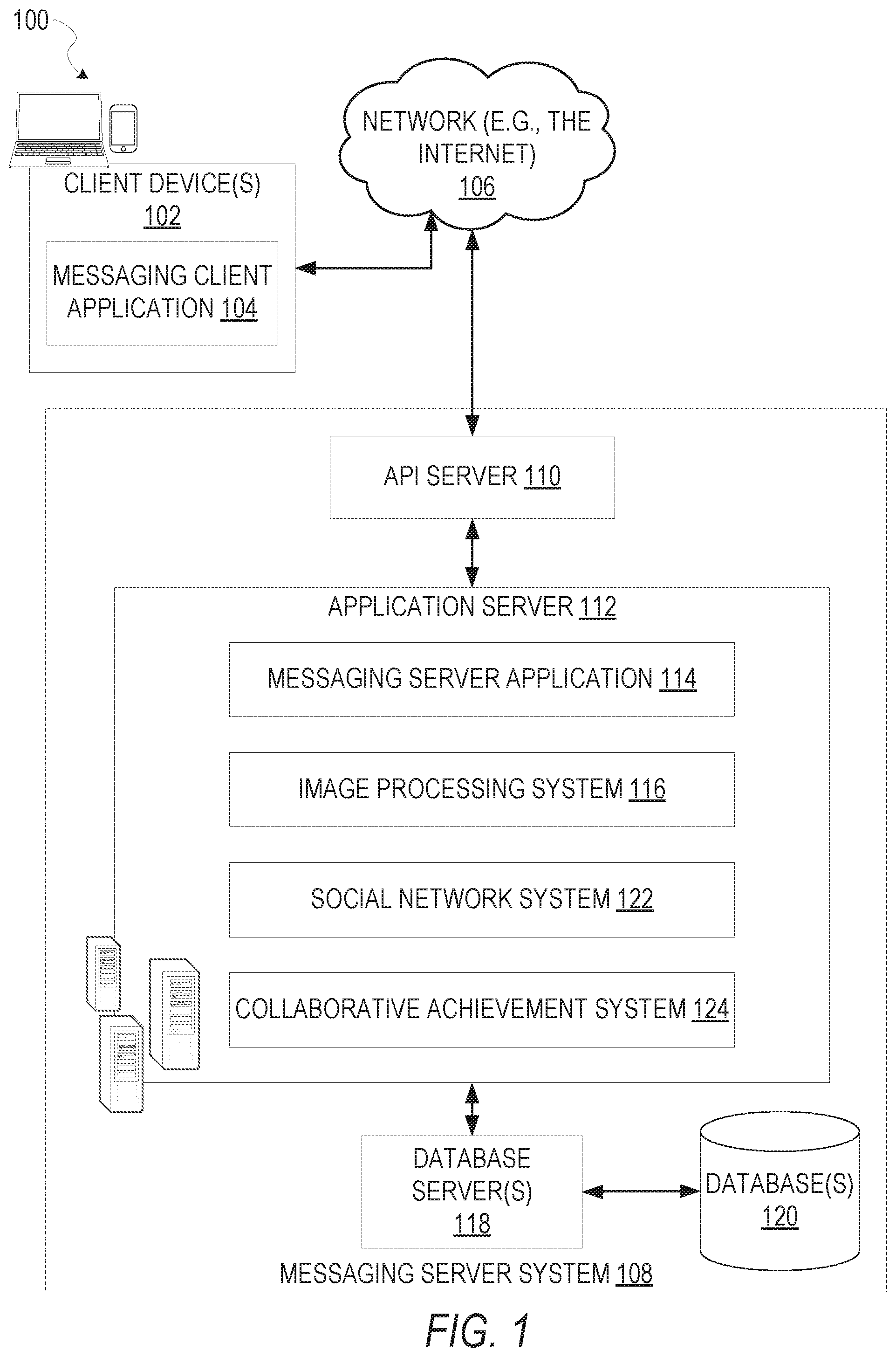 Patent US12105938 — Collaborative achievement interface — Figure 1