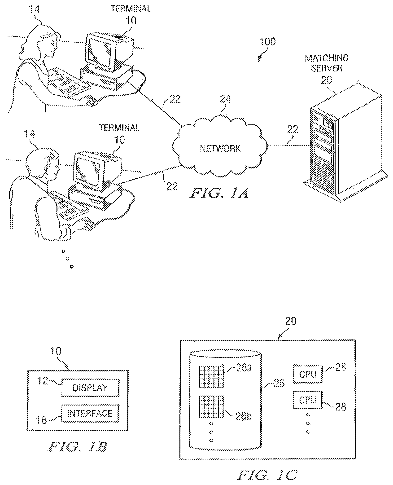 Patent US12105941 Figure 1 – Matching process system and method