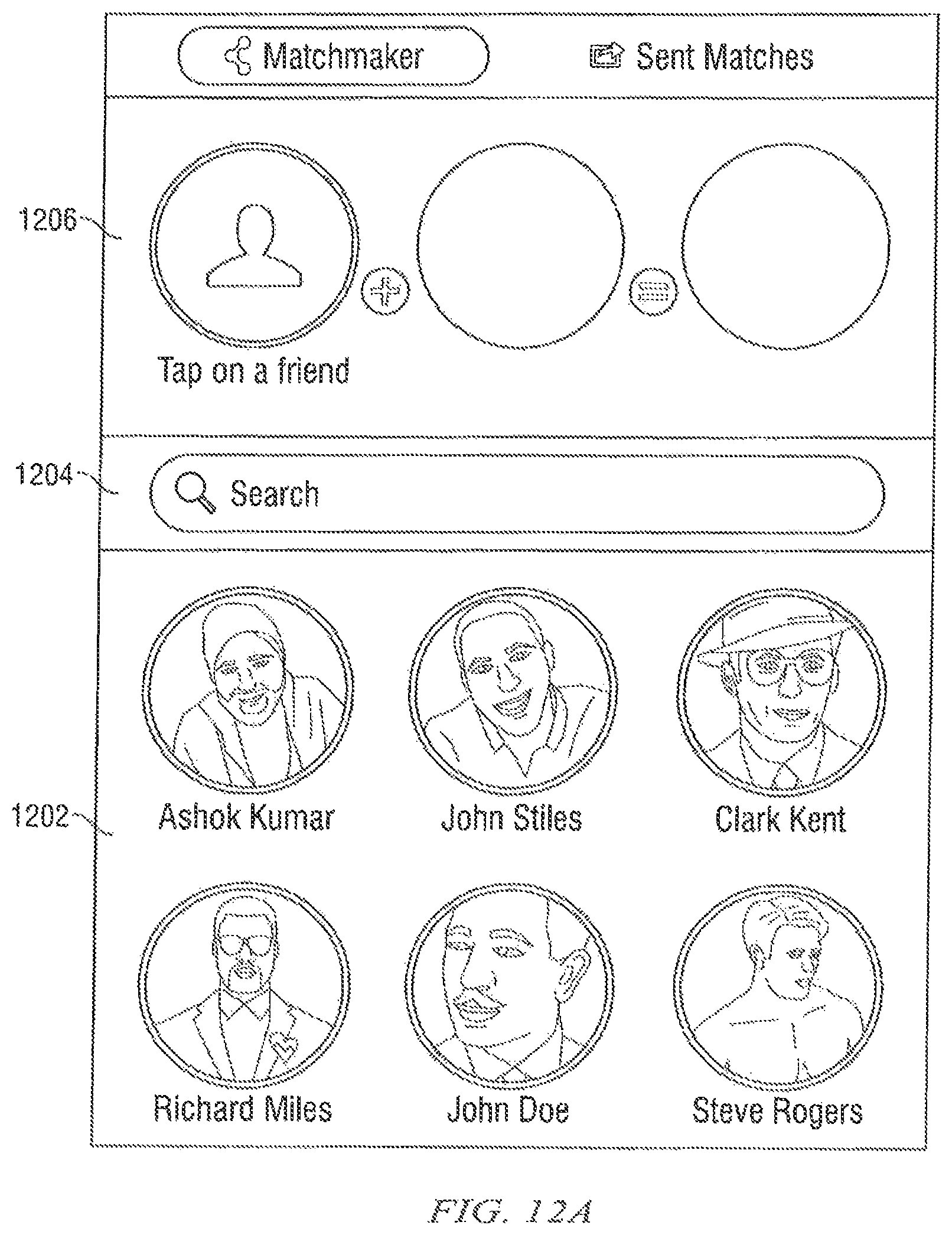 Patent US12105941 Figure 8 – Matching process system and method