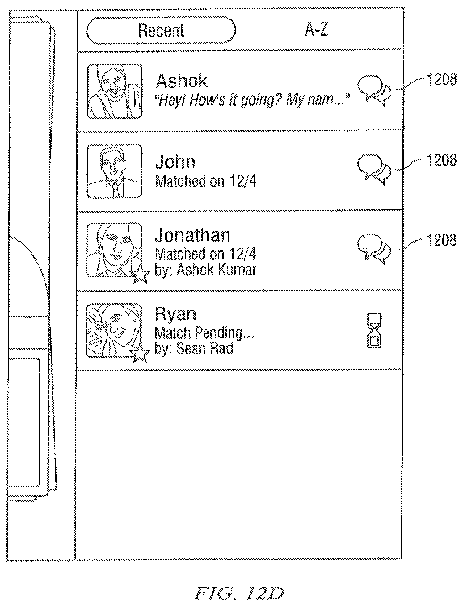 Patent US12105941 Figure 11 – Matching process system and method