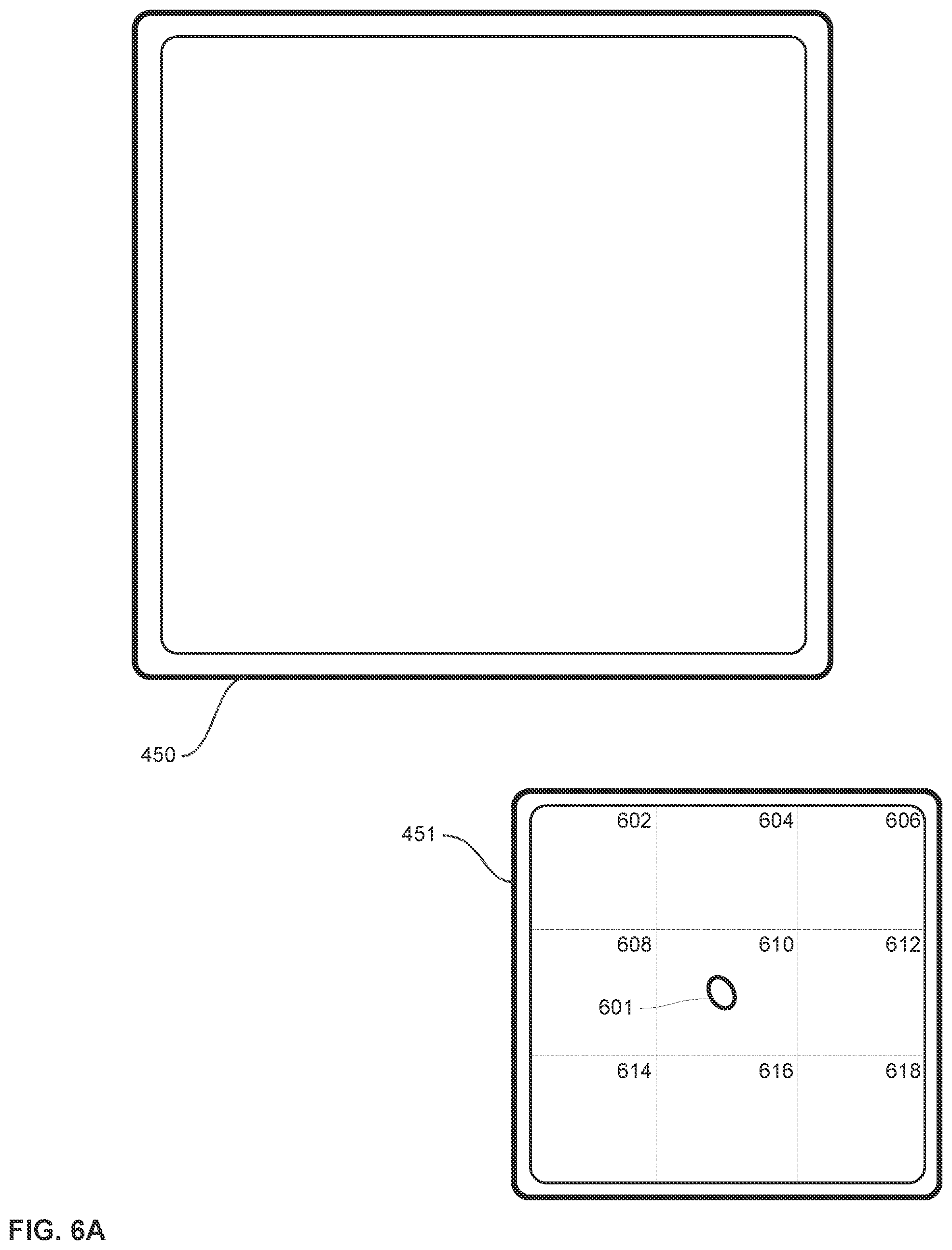 Patent US12105942 Figure 7 – Input device and user interface interactions
