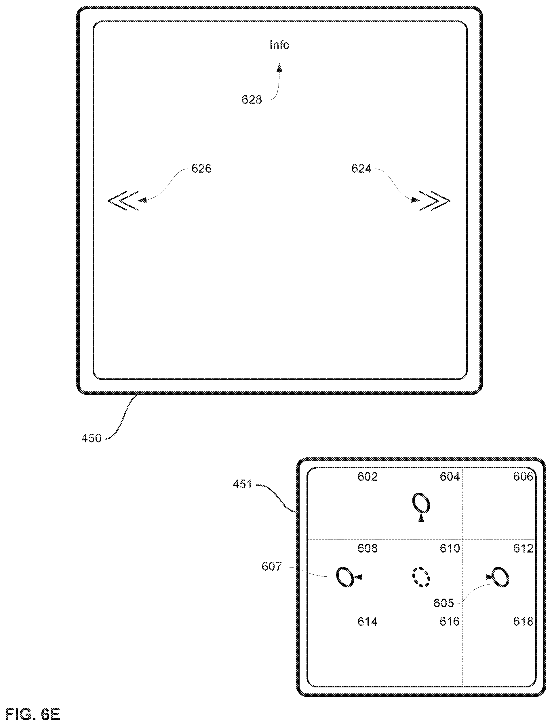 Patent US12105942 Figure 11 – Input device and user interface interactions