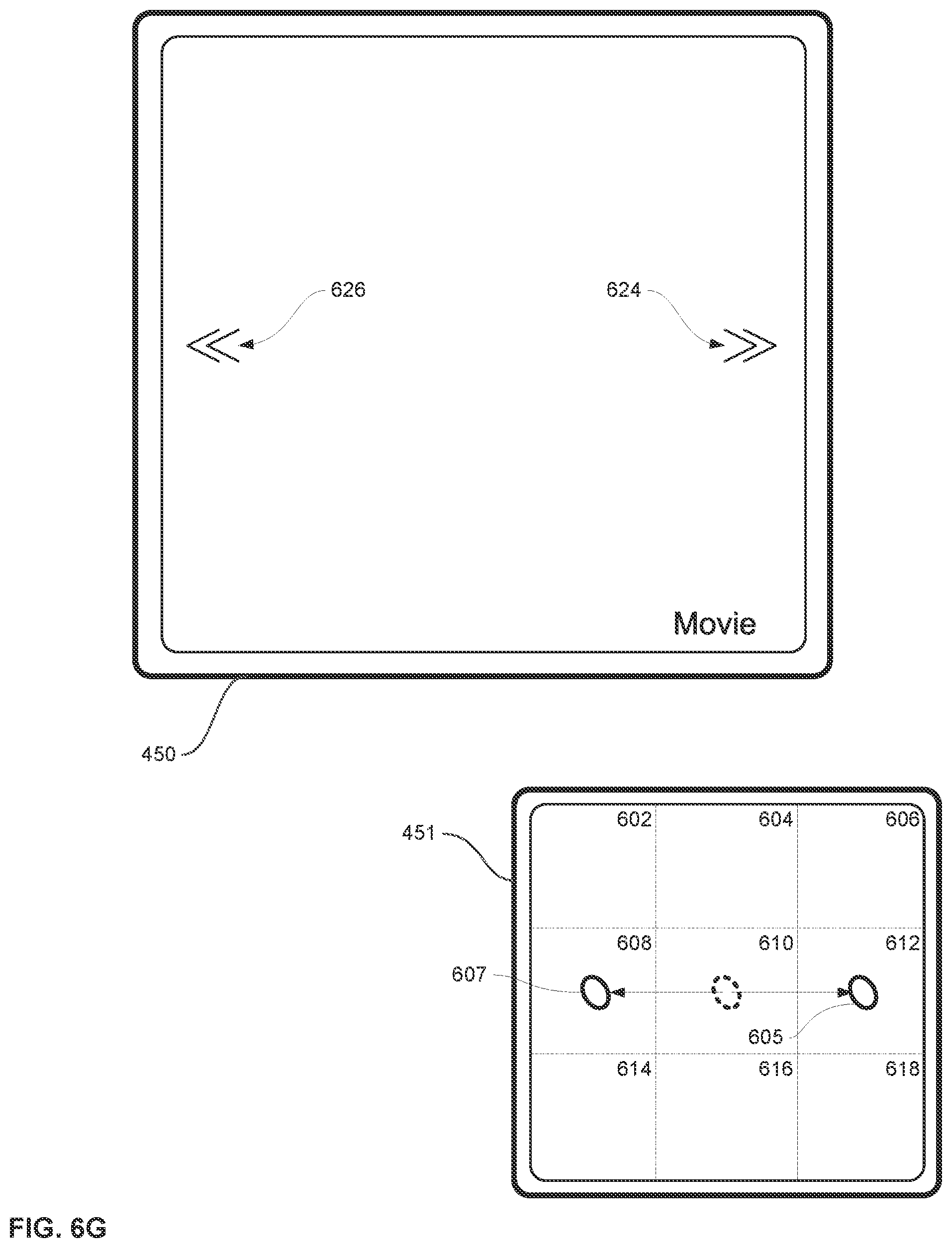 Patent US12105942 Figure 13 – Input device and user interface interactions