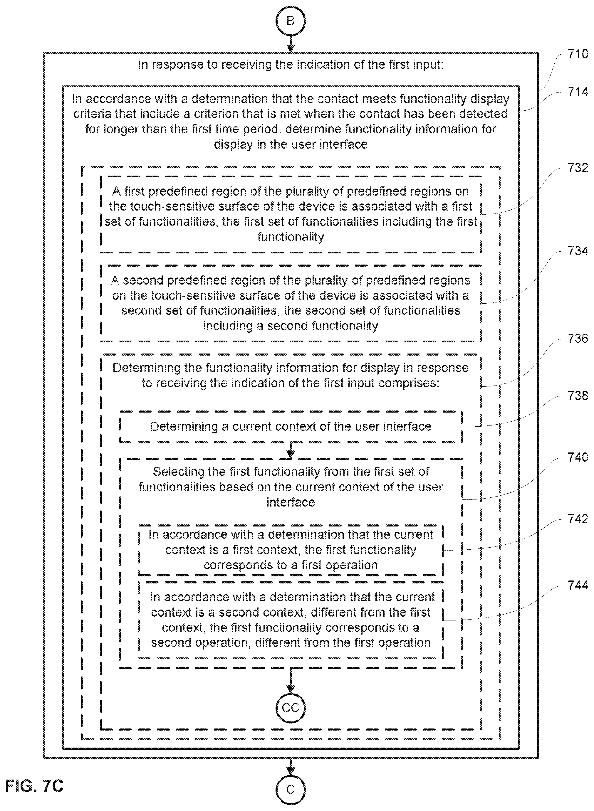 Patent US12105942 Figure 16 – Input device and user interface interactions