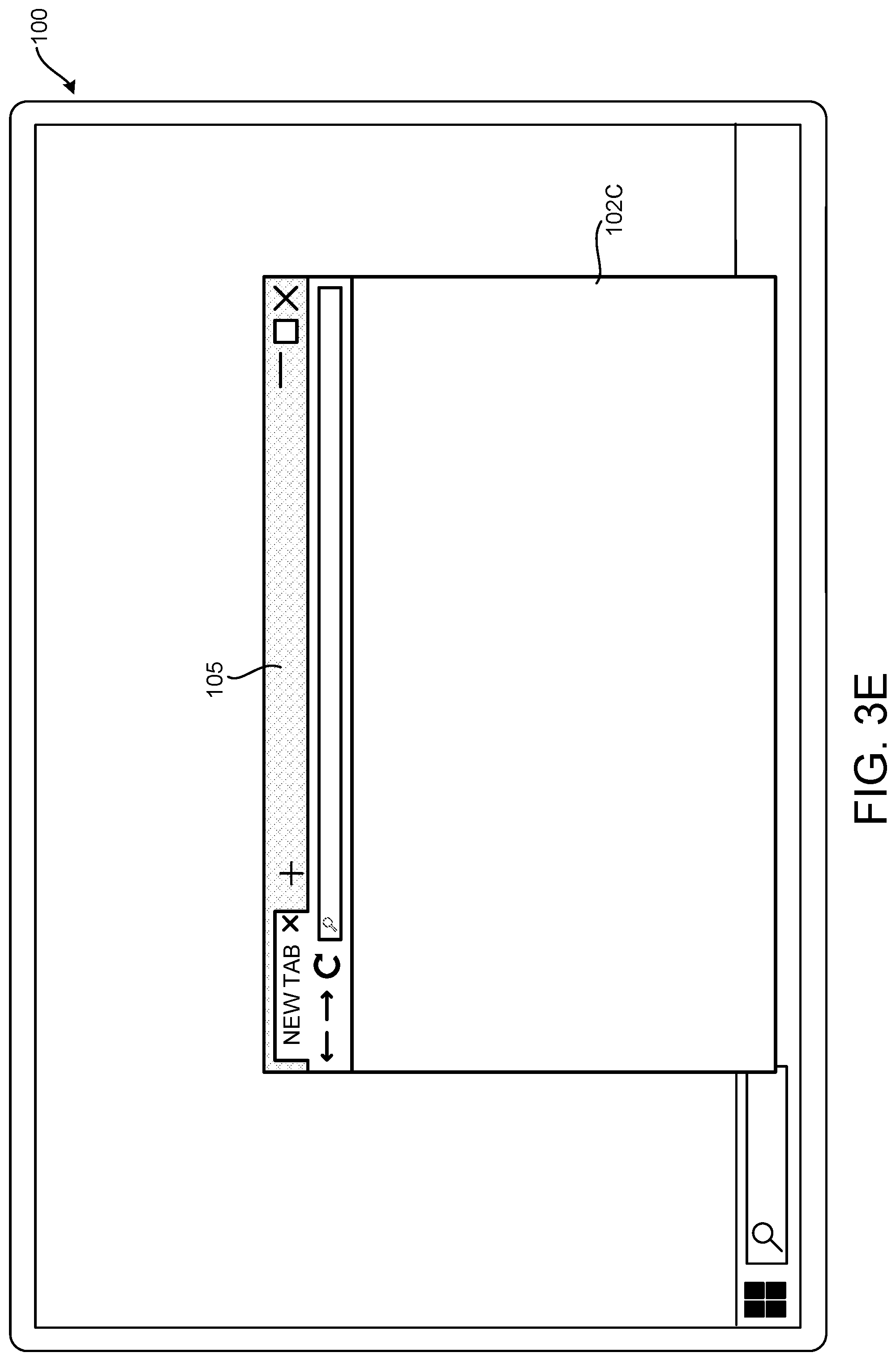 Patent US12105944 Figure 10 – Providing visual feedback during touch-based operations on user interface elements