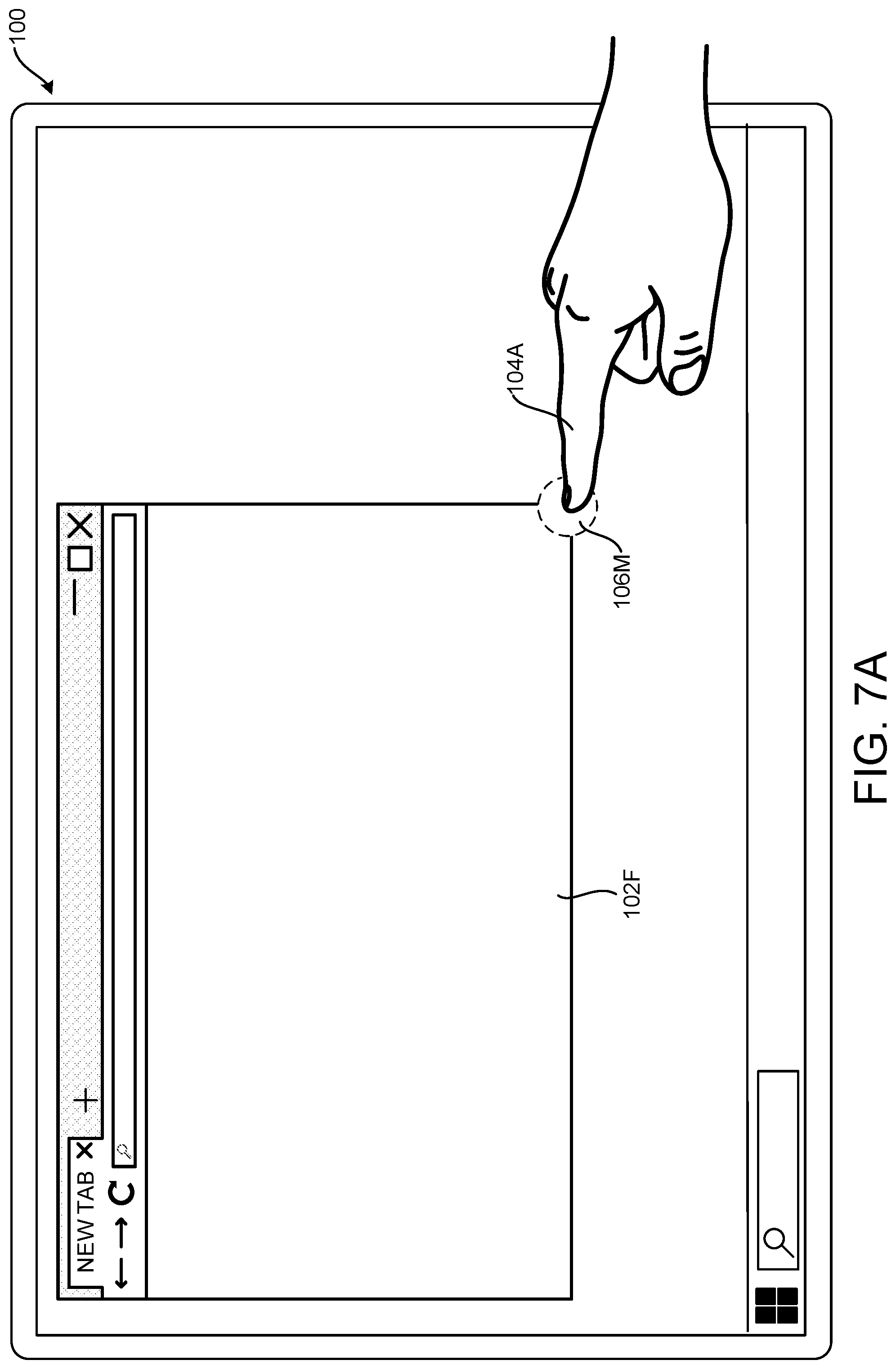 Patent US12105944 Figure 20 – Providing visual feedback during touch-based operations on user interface elements