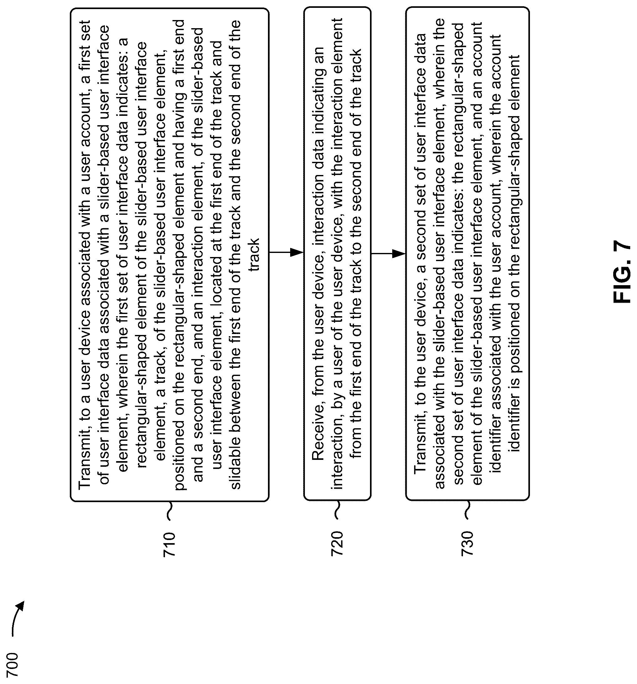 Patent US12105946 Figure 9 – Presentation and control of user interaction with a slider-based user interface element