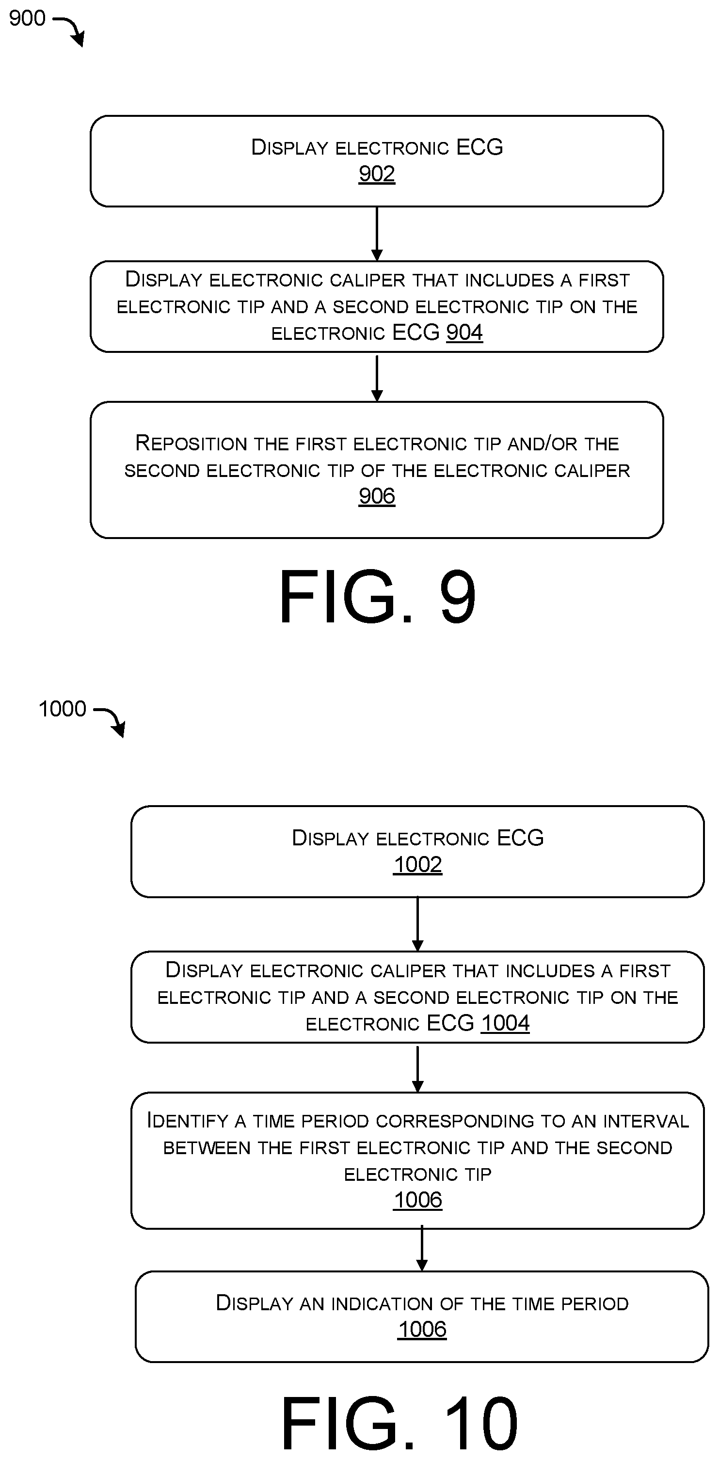 Patent US12105947 Figure 14 – Electronic electrocardiogram calipers