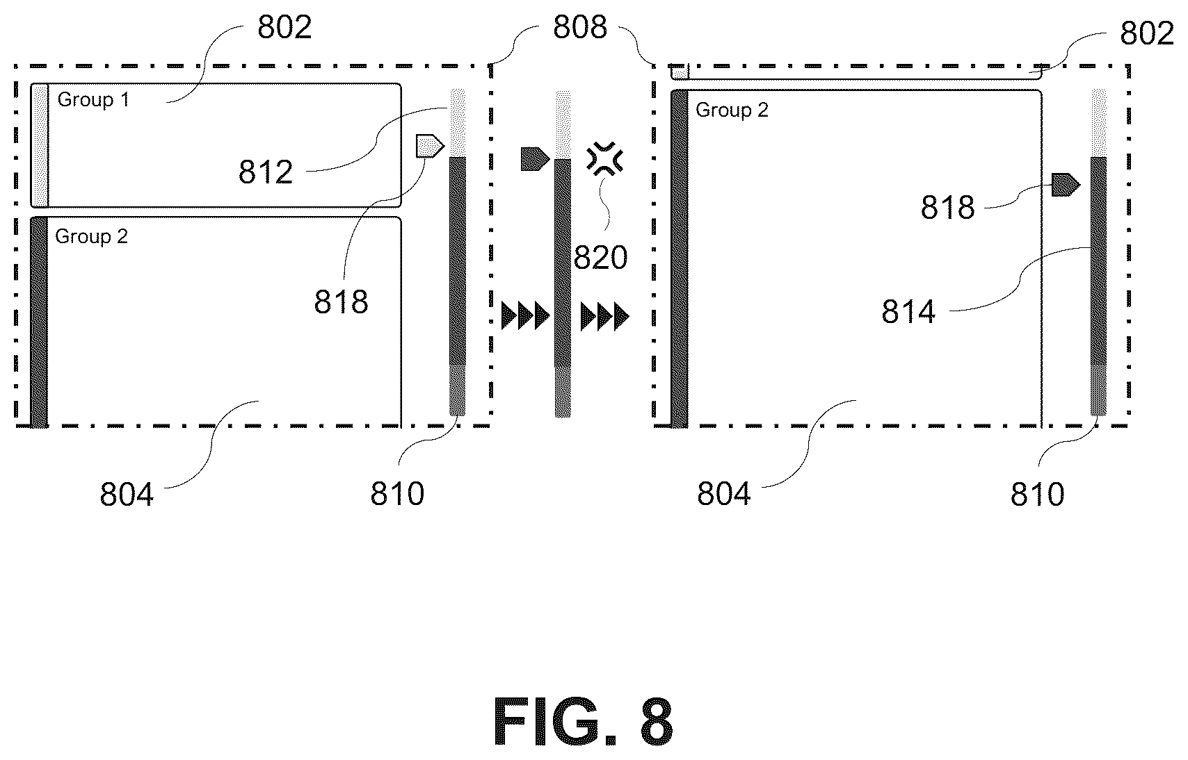 Patent US12105948 Figure 11 – Digital processing systems and methods for display navigation mini maps