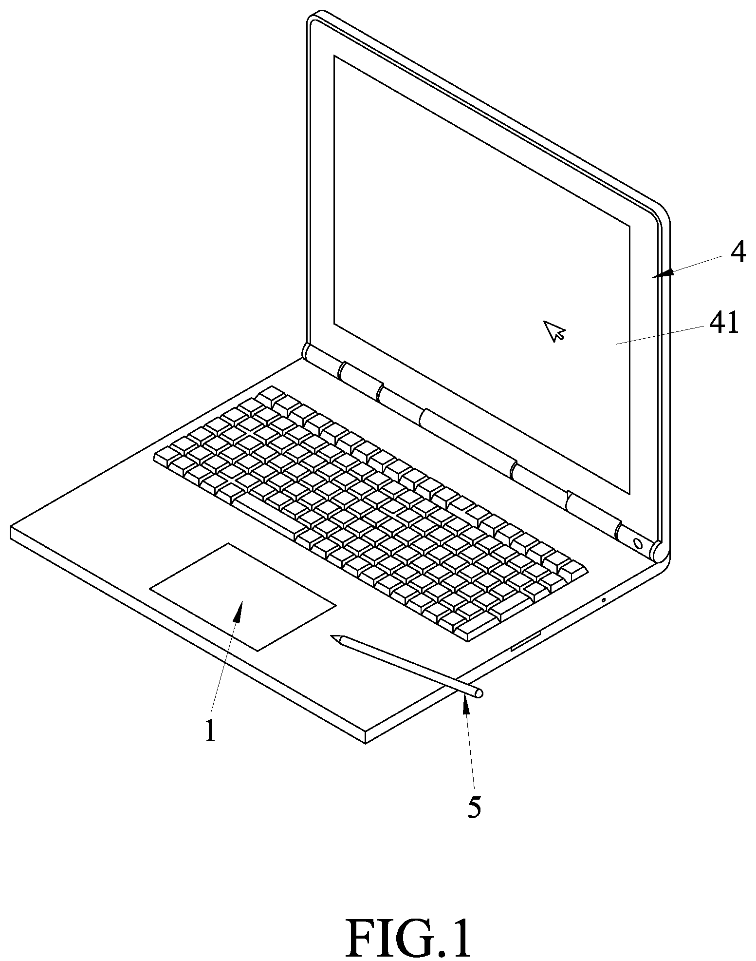 Patent US12105949 — Touchpad device and operation method of the same — Figure 1