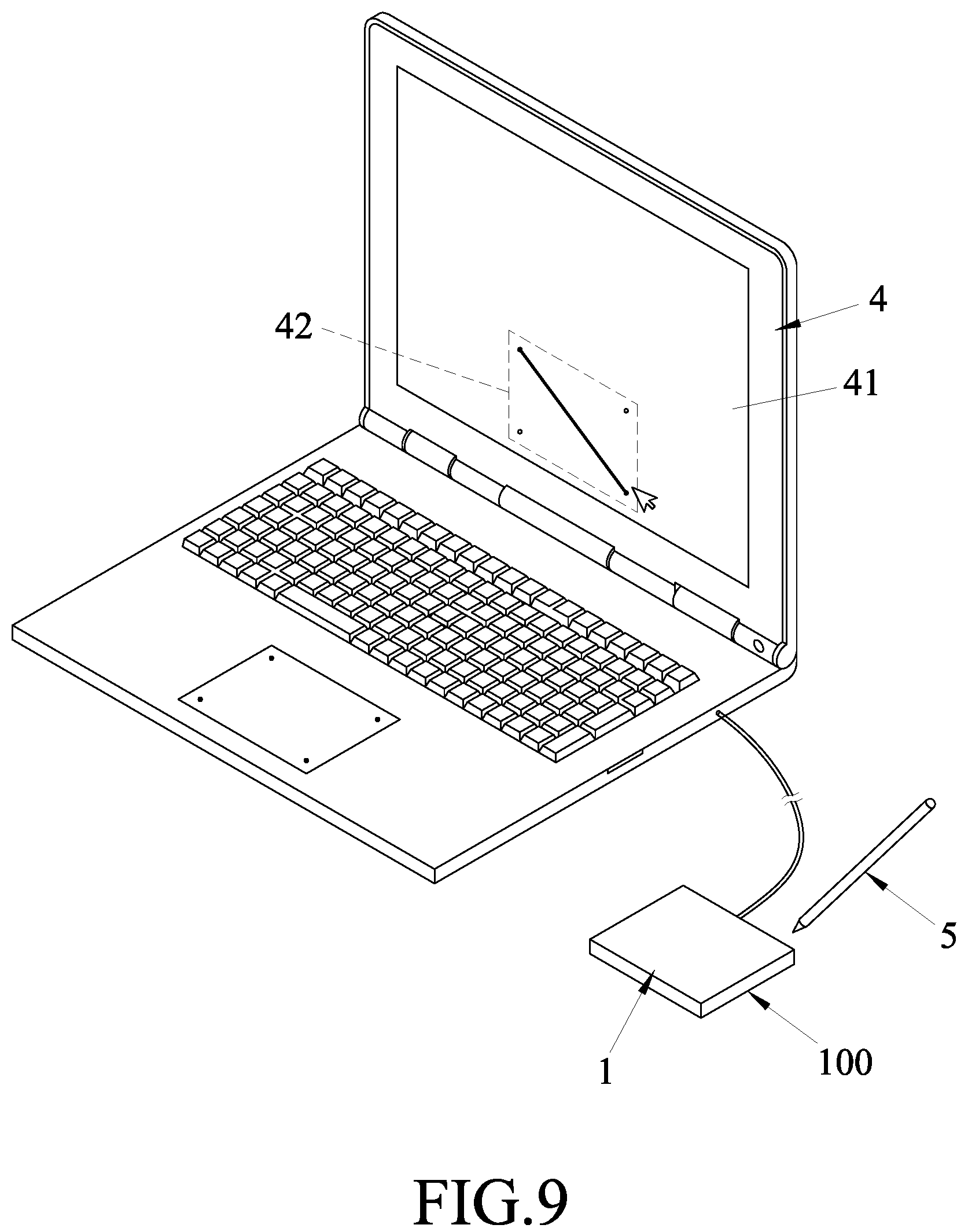 Patent US12105949 Figure 9 – Touchpad device and operation method of the same